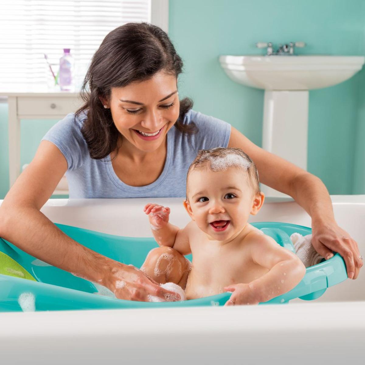 حوض استحمام كومفي كلين ديلوكس من سمر إنفانت - حديثي الولادة والأطفال-baby-bathandcare-bathtubs-image-2