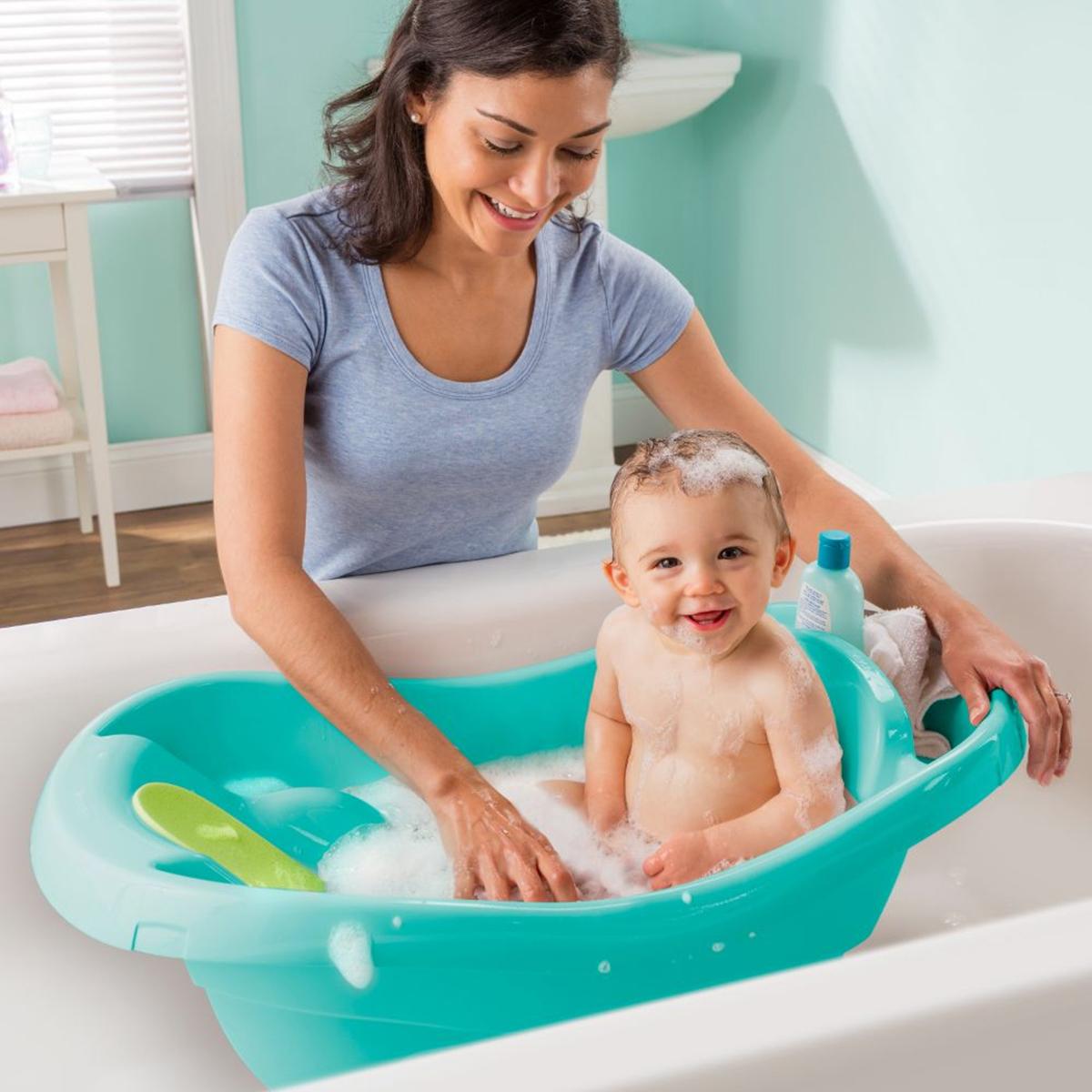 حوض استحمام كومفي كلين ديلوكس من سمر إنفانت - حديثي الولادة والأطفال-baby-bathandcare-bathtubs-image-3