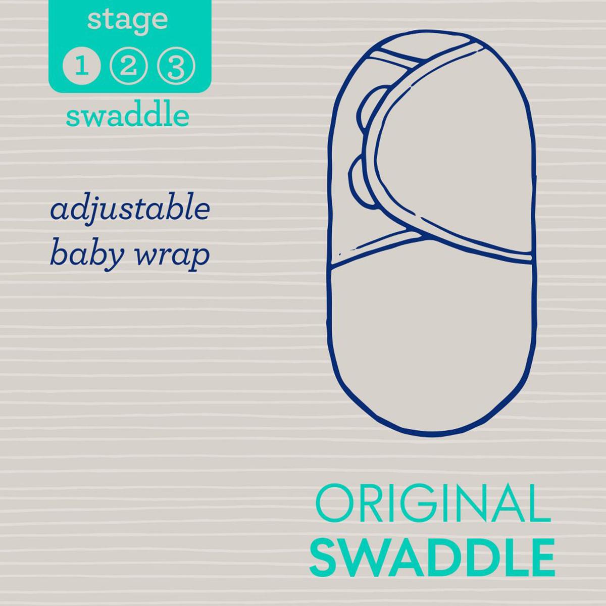 Summer Infant Swaddleme Elephant and Rainbow Print Adjustable Baby Wrap-baby-nursery-blanketsandswaddles-blanketsandquilts-image-3