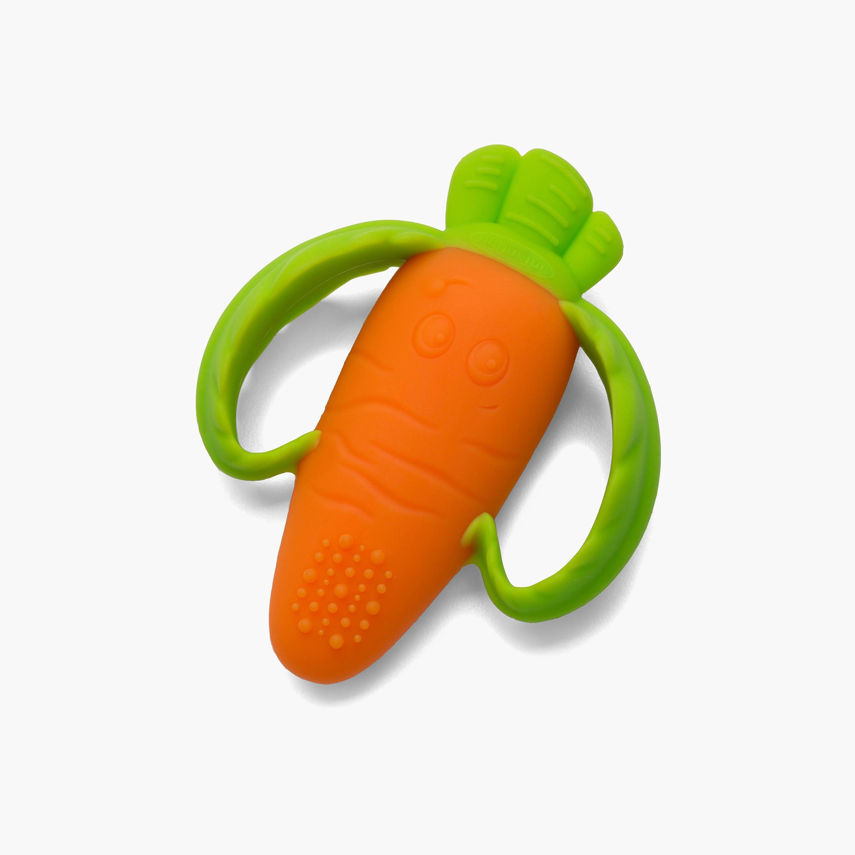 Infantino Good Bites Textured Carrot Teether-baby-feeding-teethers-image-2