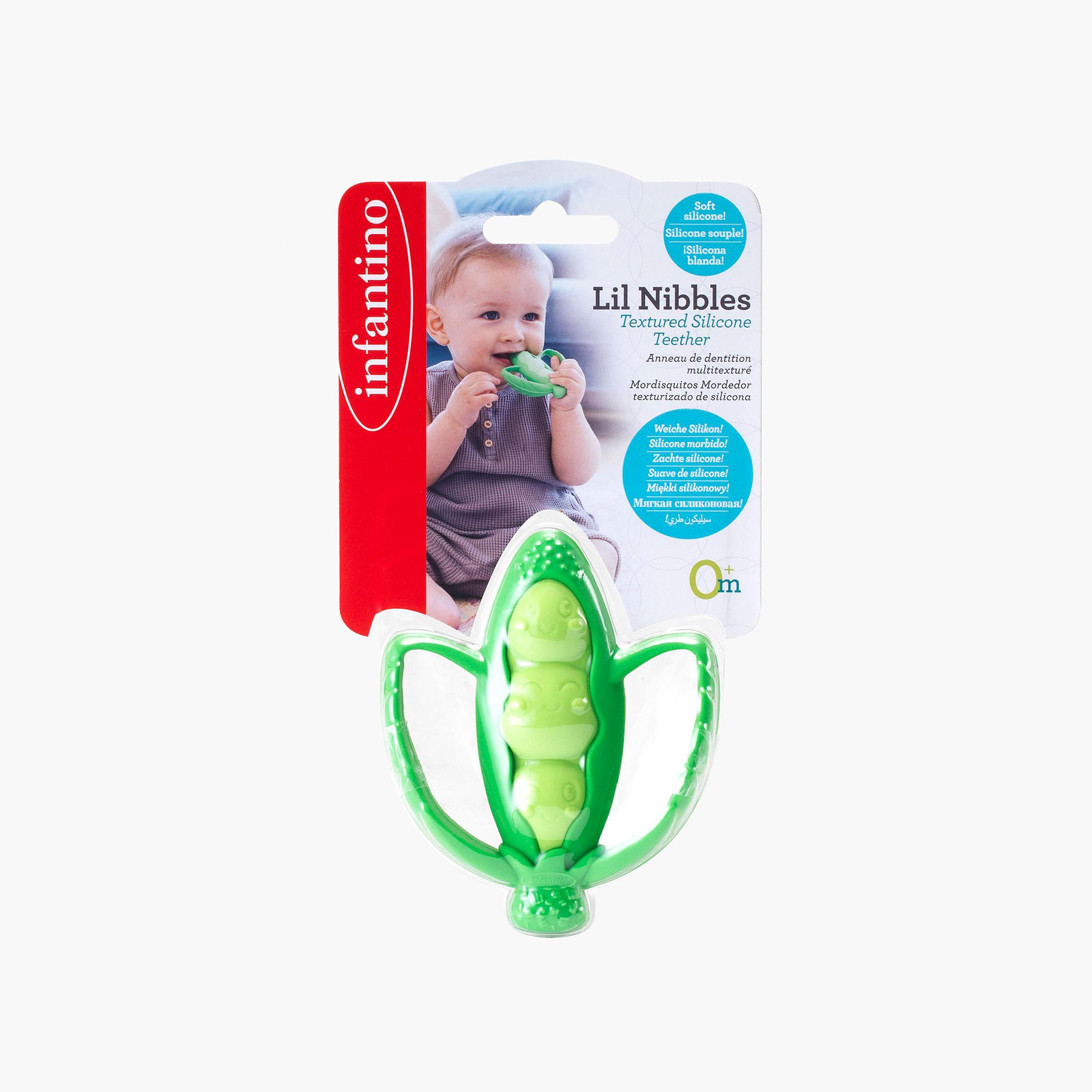 Infantino Lil Nibbles Textured Silicone Teether-baby-feeding-teethers-image-3