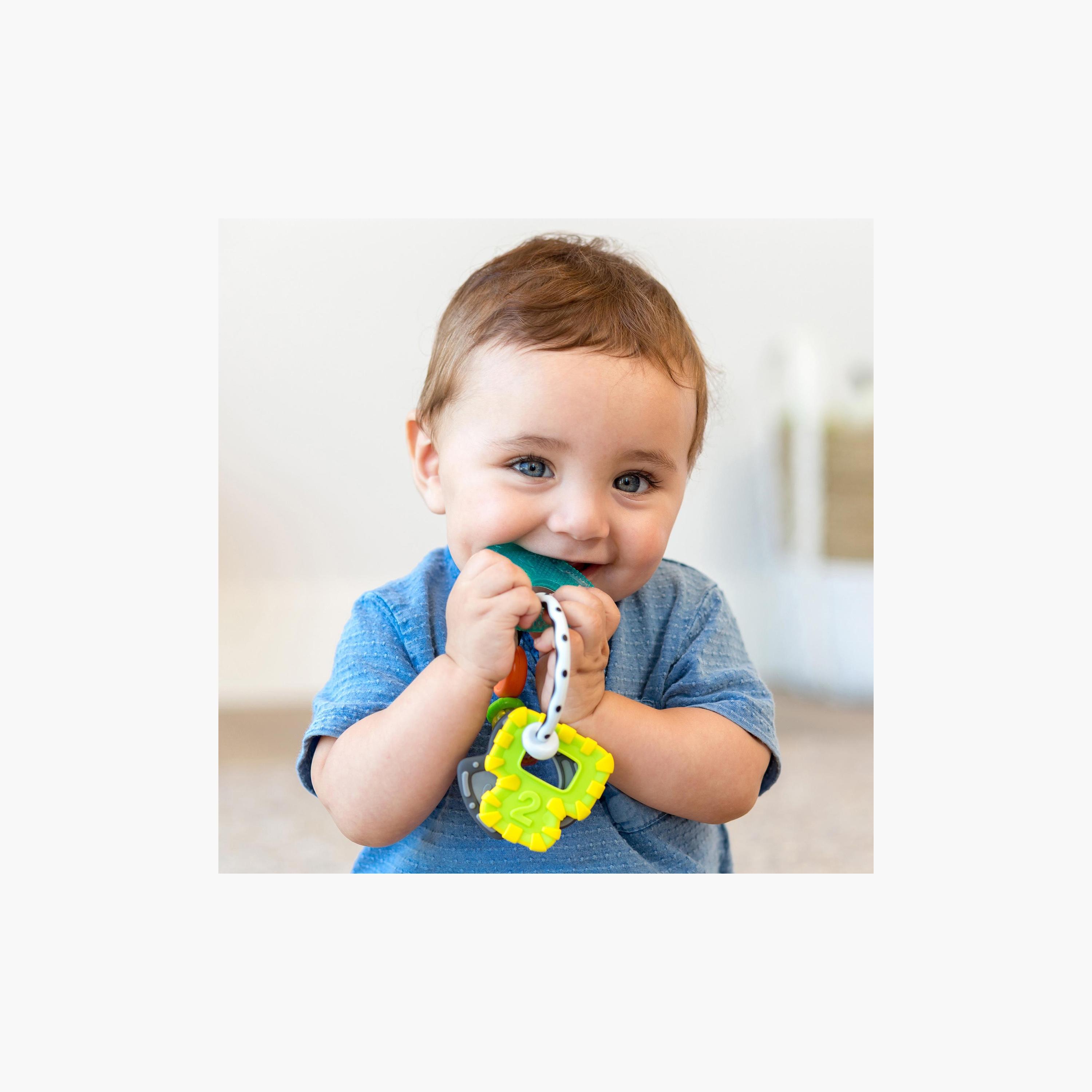 Infantino Slide and Chew Teether Keys-baby-feeding-teethers-image-3