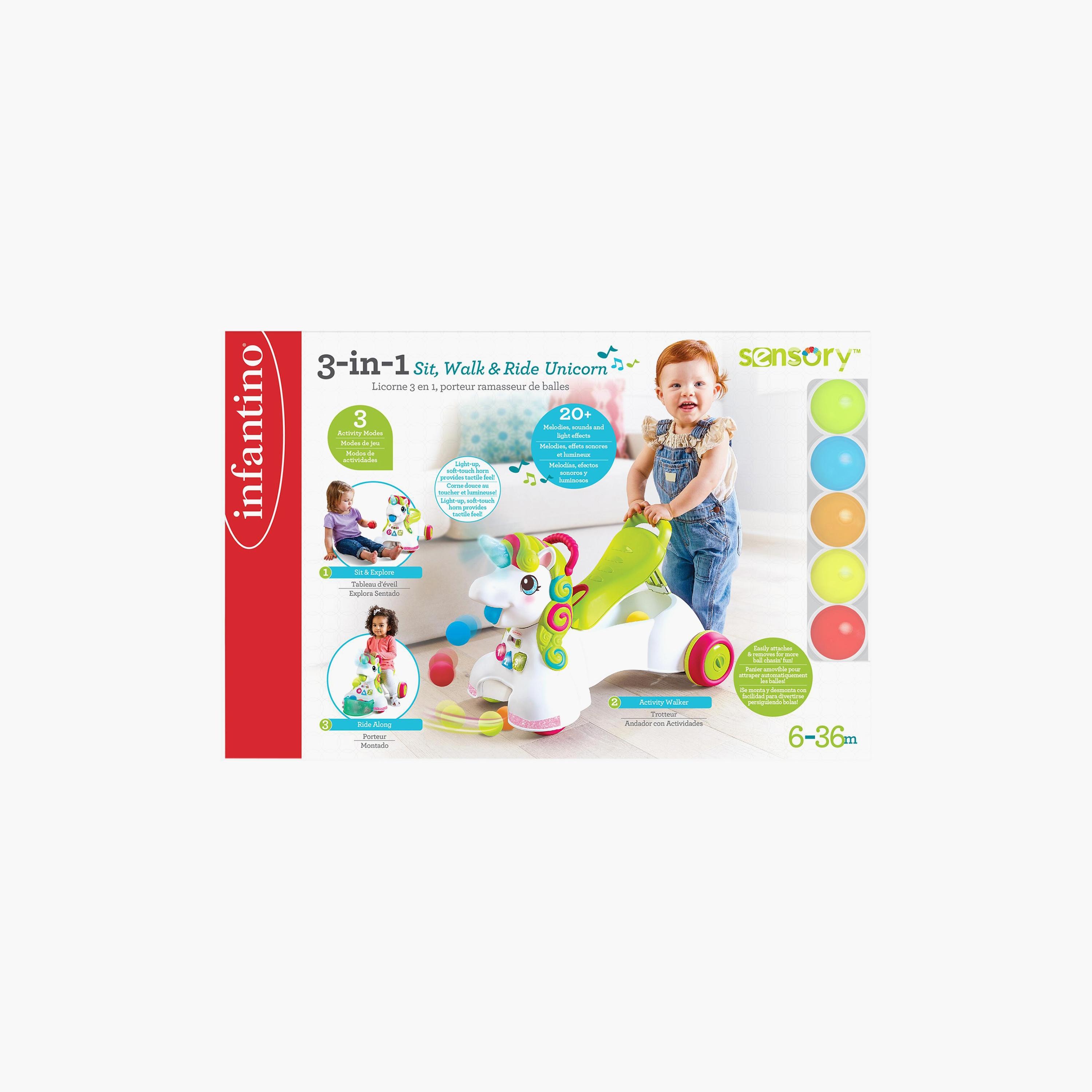 Infantino 3-in-1 Unicorn Ride-On-toys-outdoor-bikesandrideons-electricvehicles-image-2