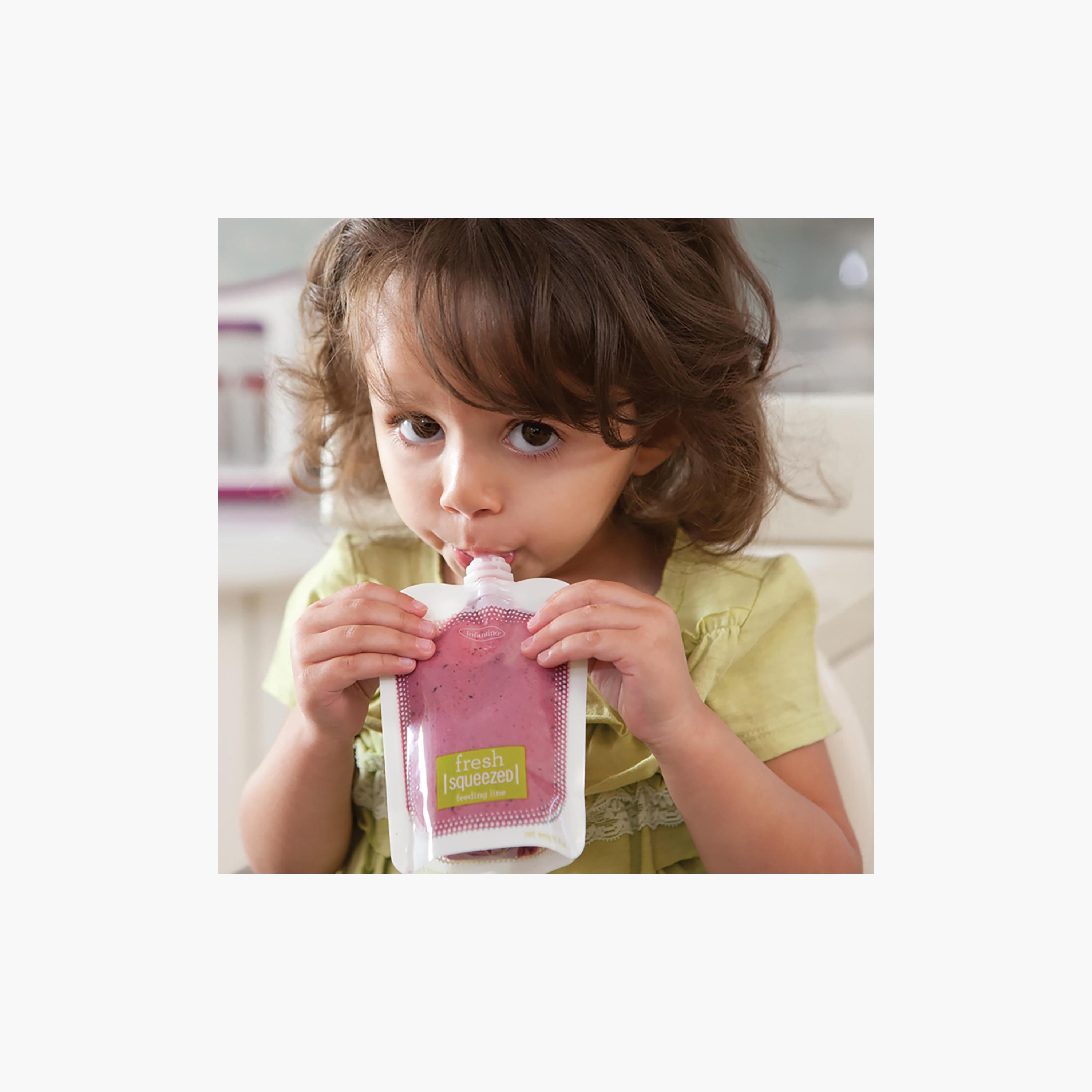 Infantino 50-Pieces Squeeze Pouches-baby-feeding-accessories-image-5