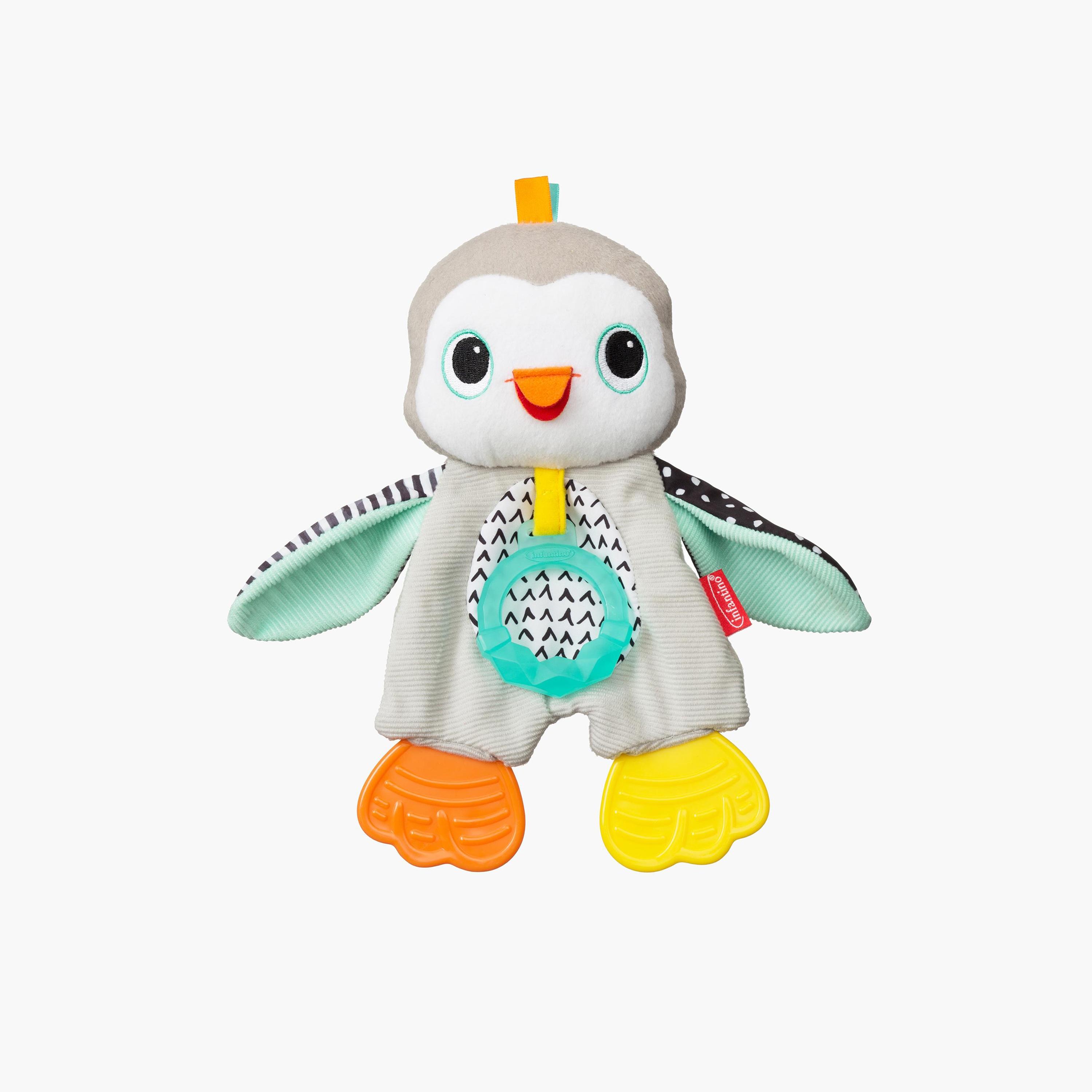 Infantino Cuddle Penguin Teether Toy-baby-feeding-teethers-image-1