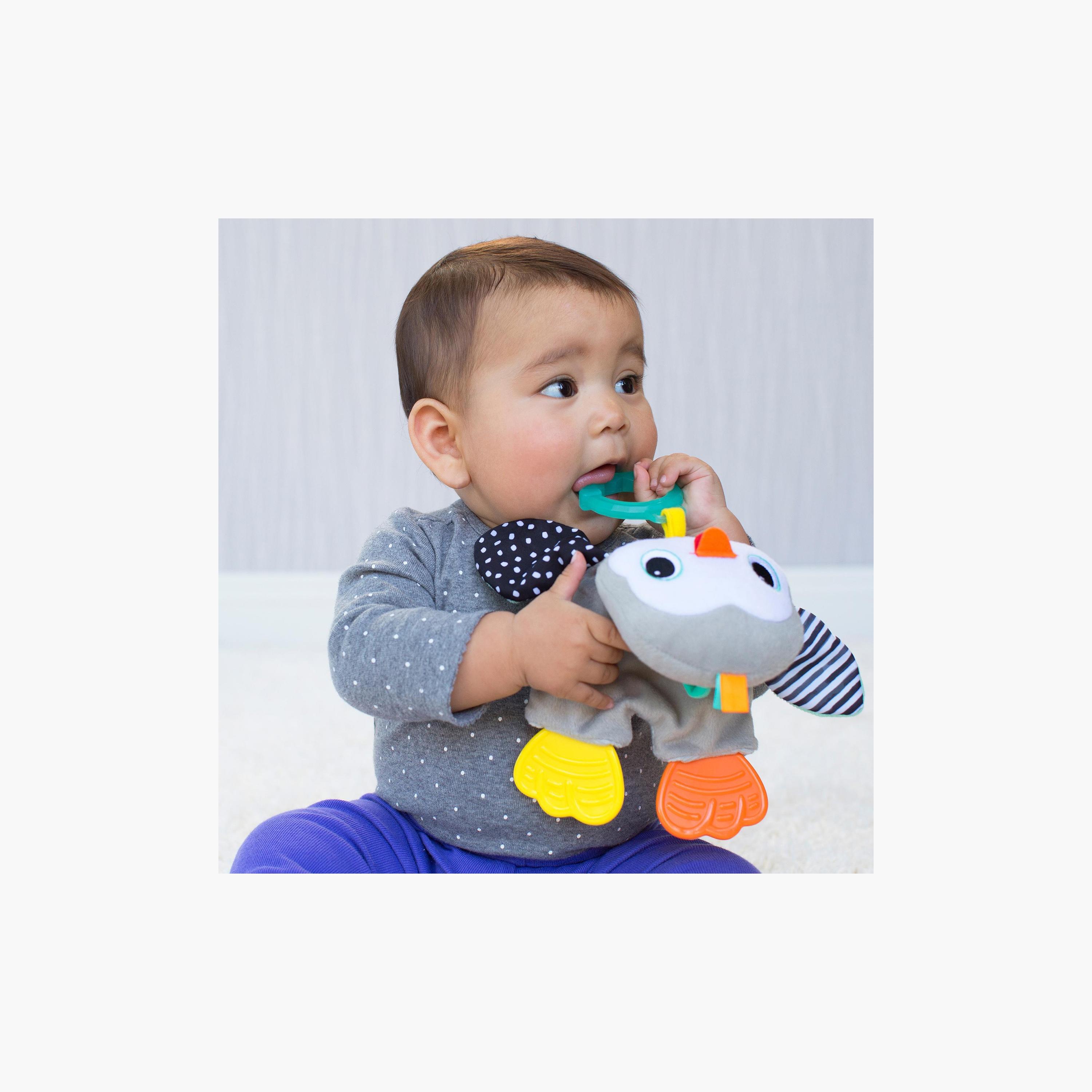 Infantino Cuddle Penguin Teether Toy-baby-feeding-teethers-image-2