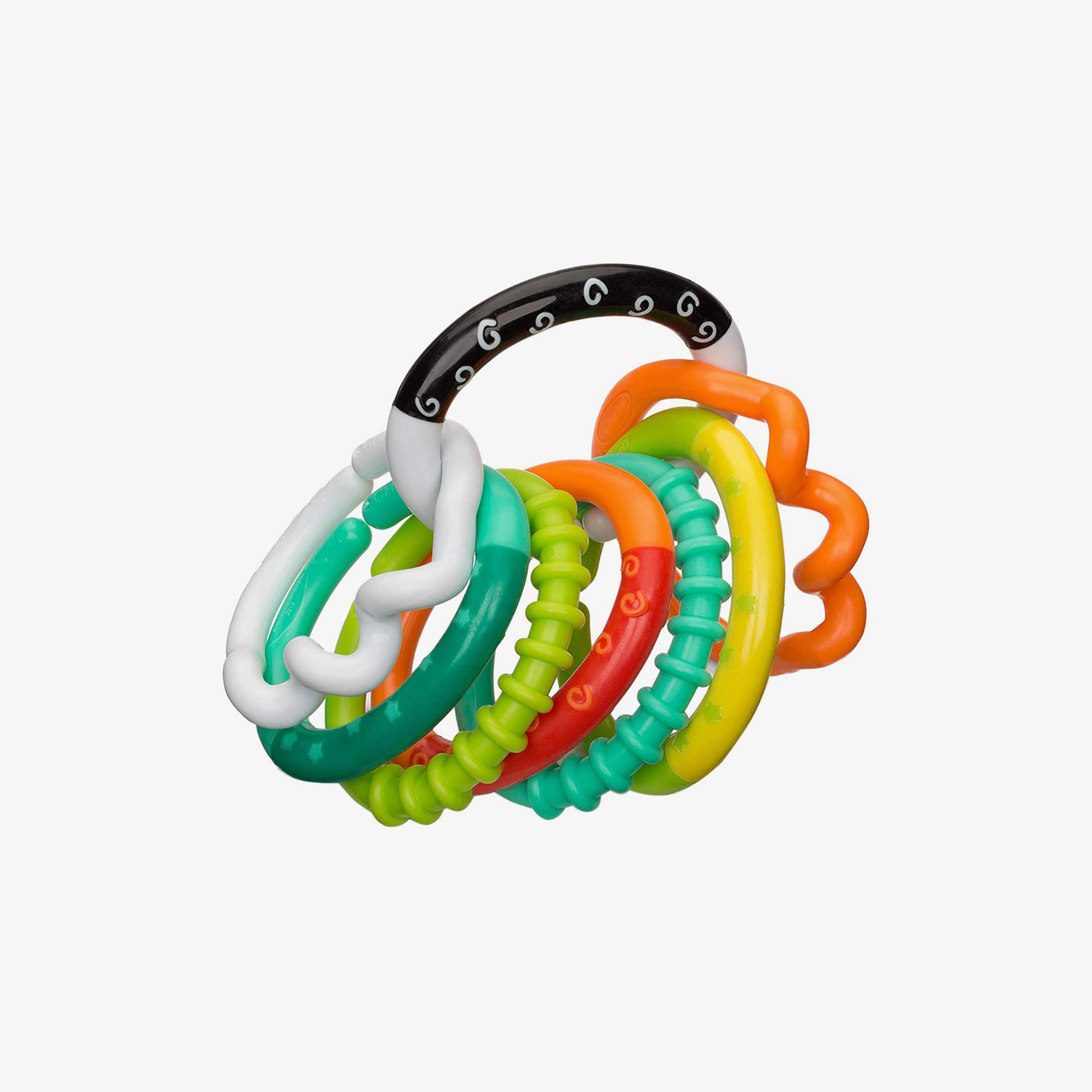 Infantino Textured Teething Ring Links-toys-babyandtoddlertoys-learningtoys-image-1