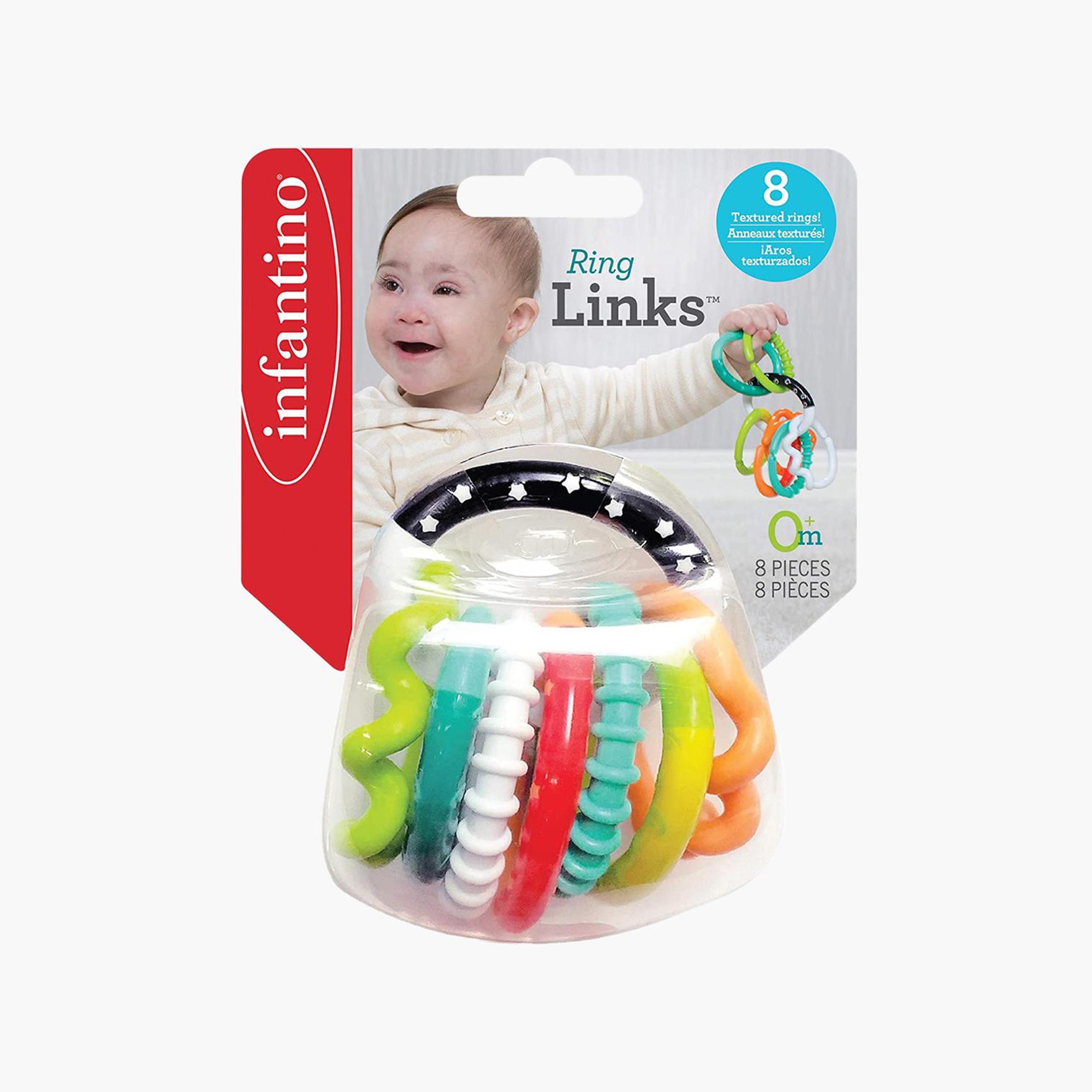 Infantino Textured Teething Ring Links-toys-babyandtoddlertoys-learningtoys-image-2