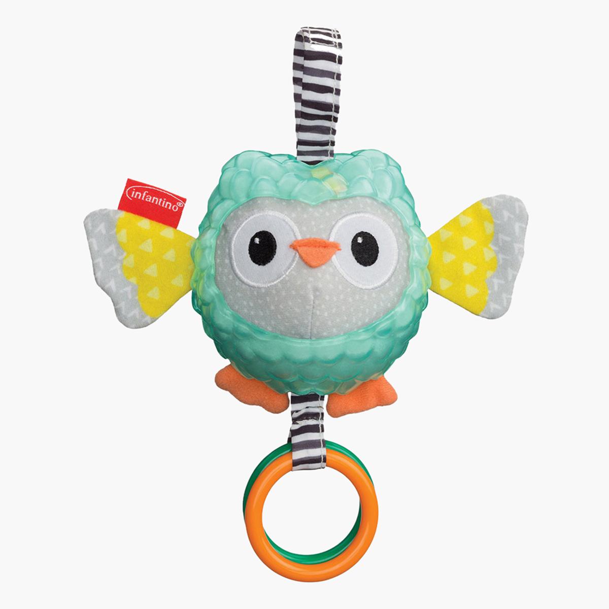 لعبة بومة سنسوري بال بارزة الملمس من إنفانتينو-toys-babyandtoddlertoys-strollertoys-image-1