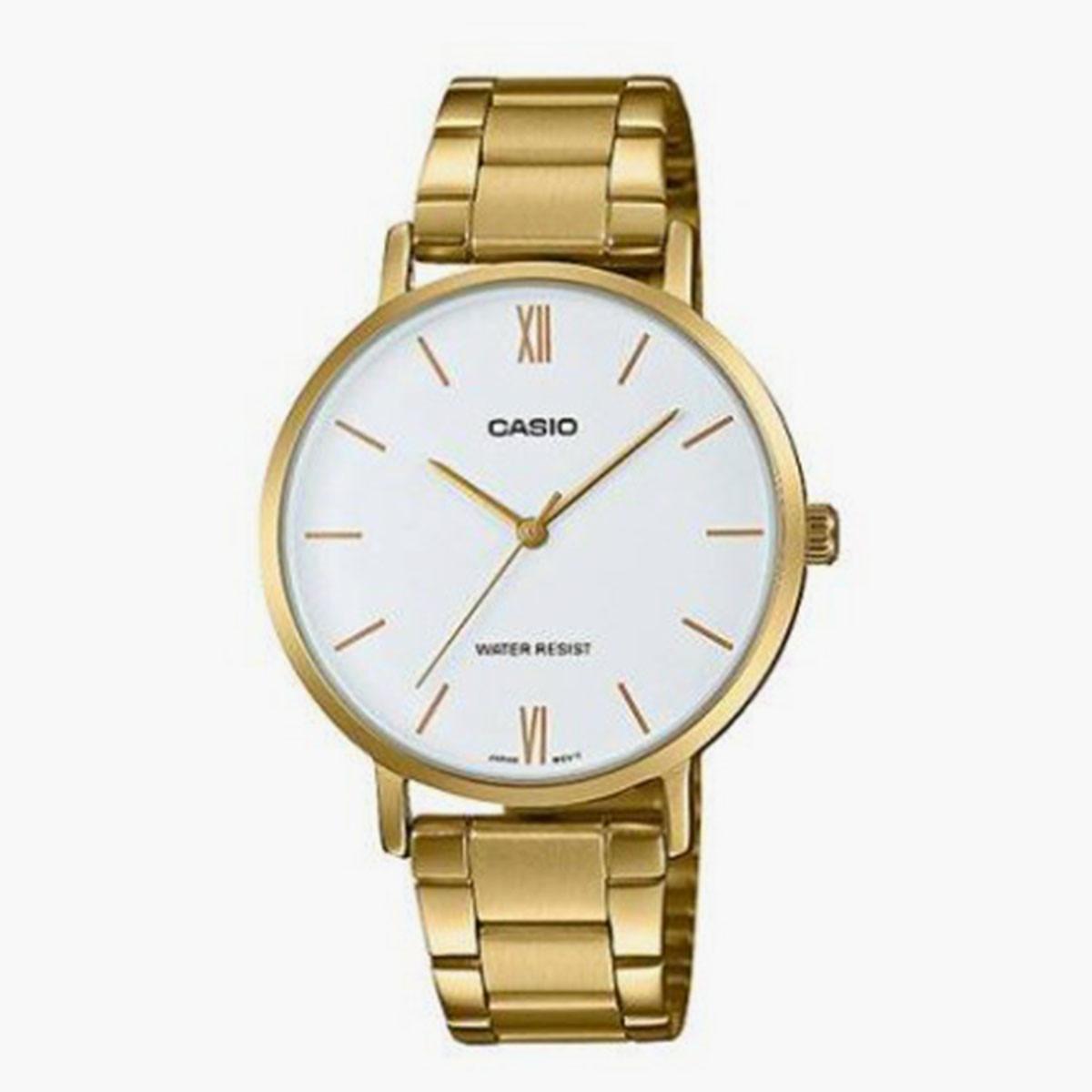 Casio Women Gold Strap Analog Watch - LTP-VT01G-7BUDF-women-watchesandjewellery-watches-image-1