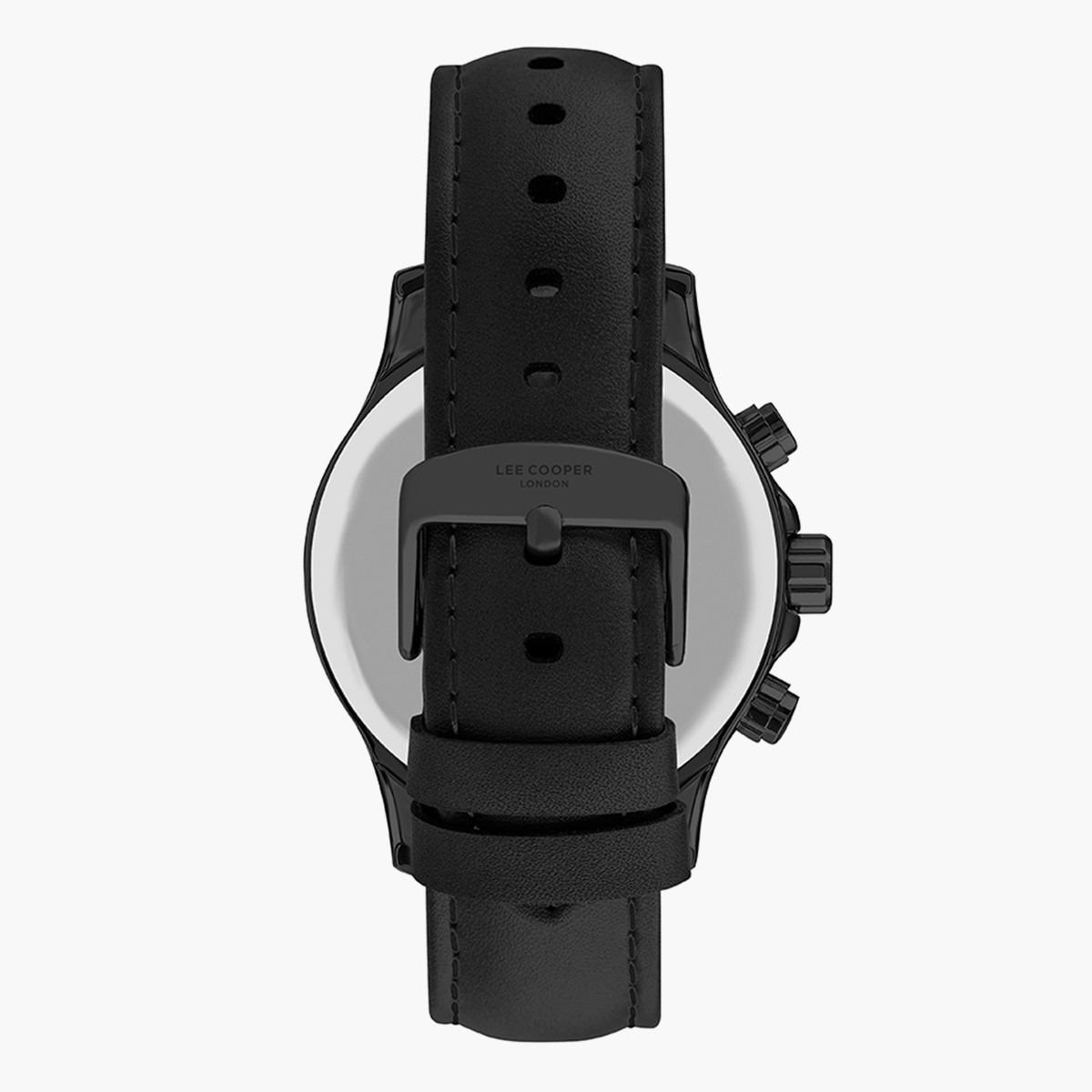 ساعة كرونوغراف من لي كوبر بمينا أسود للرجال - LC07354.442-men-watchesandjewellery-watches-image-3