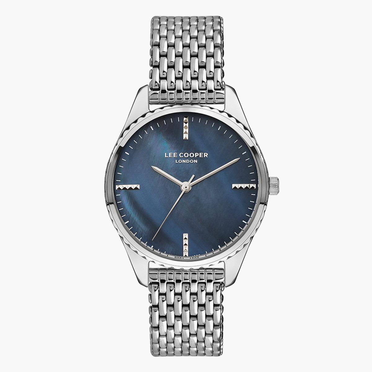ساعة أنالوج من لي كوبر بمينا أزرق غامق للنساء - LC07356.390-women-watchesandjewellery-watches-image-1
