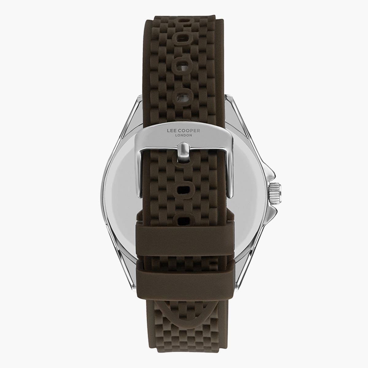 ساعة أنالوج من لي كوبر بمينا بني غامق للرجال - LC07361.377-men-watchesandjewellery-watches-image-3