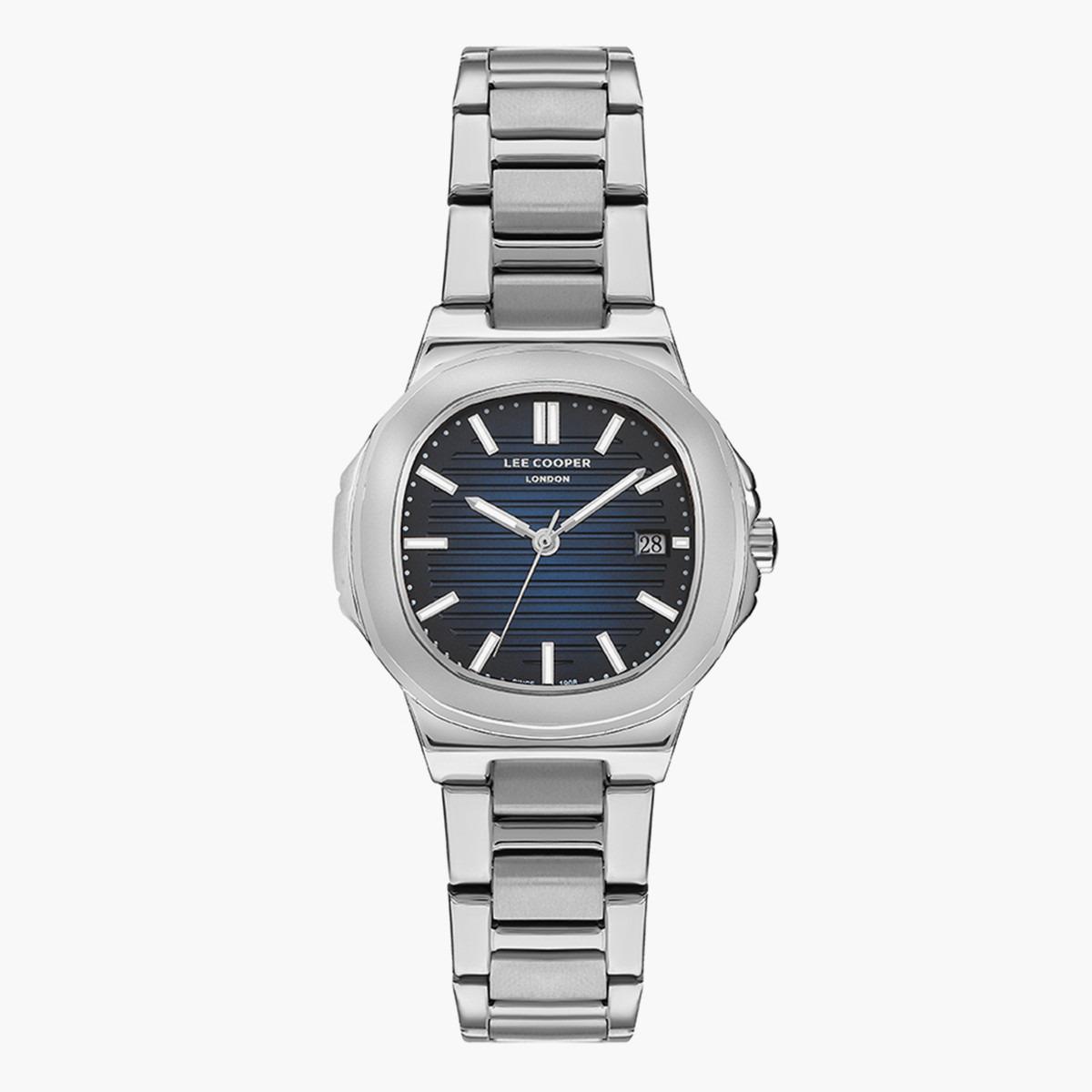 ساعة أنالوج من لي كوبر بمينا أزرق غامق للنساء - LC07369.390-women-watchesandjewellery-watches-image-1