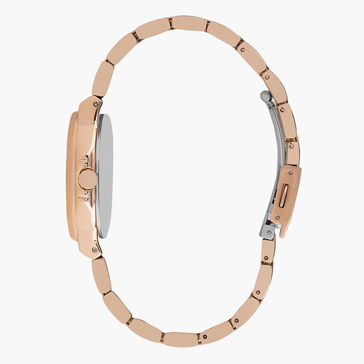 ساعة أنالوج من لي كوبر بمينا بني غامق للنساء - LC07369.460-women-watchesandjewellery-watches-image-2