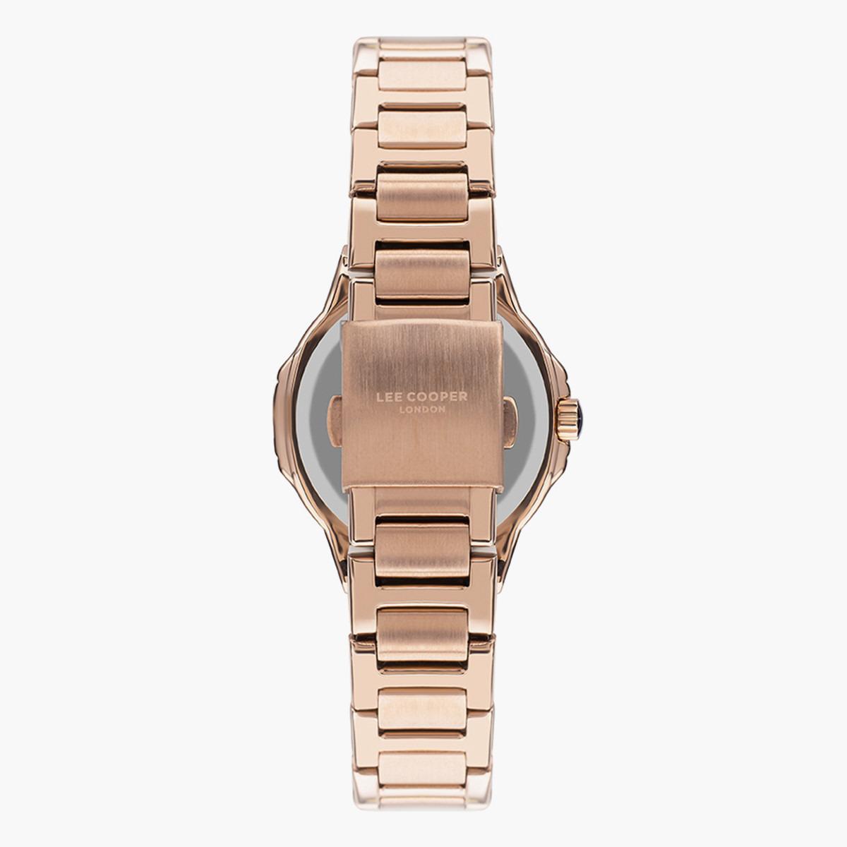 ساعة أنالوج من لي كوبر بمينا بني غامق للنساء - LC07369.460-women-watchesandjewellery-watches-image-3
