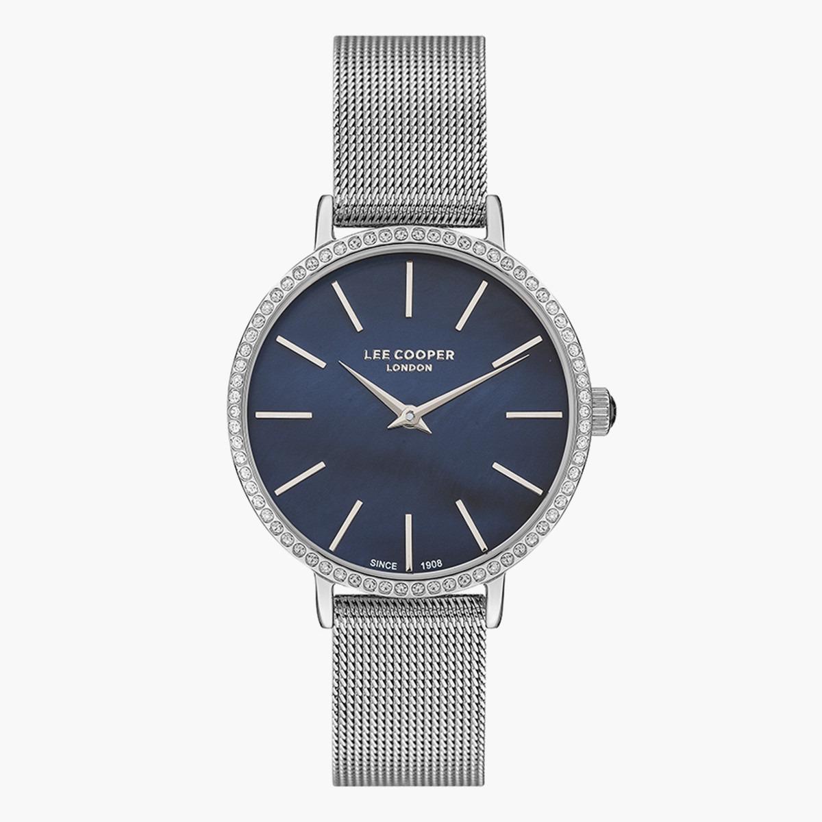 ساعة أنالوج من لي كوبر بمينا أزرق غامق للنساء - LC07387.390-women-watchesandjewellery-watches-image-1