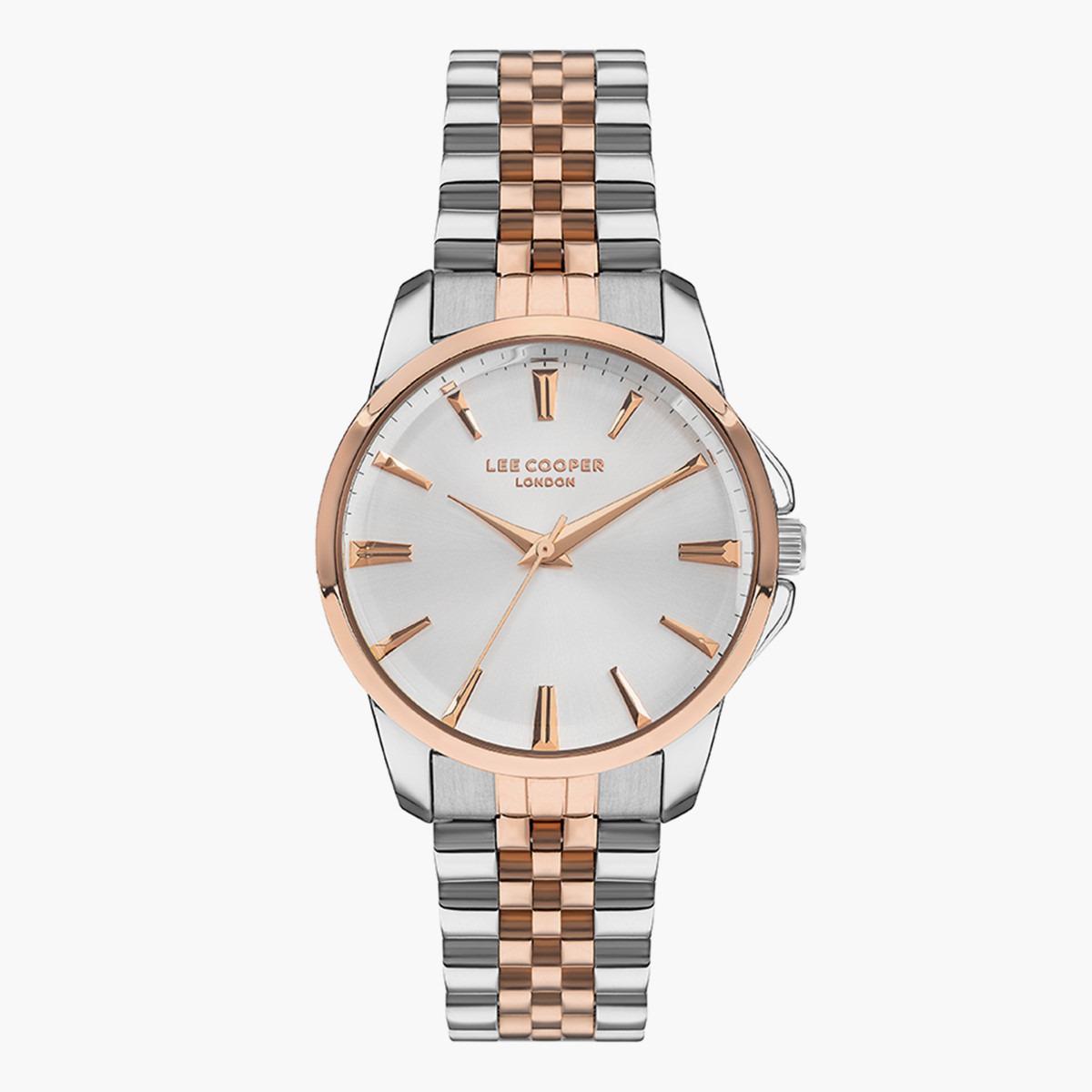 ساعة أنالوج من لي كوبر بمينا ابیض للنساء - LC07420.530-women-watchesandjewellery-watches-image-1