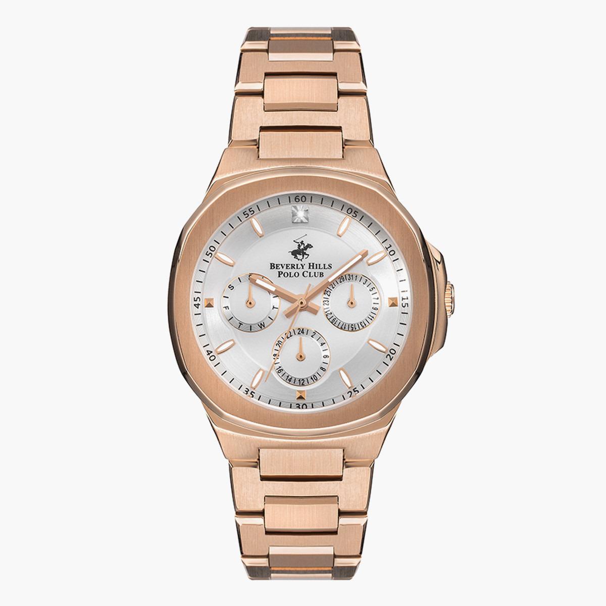 ساعة بيفرلي هيلز بولو كلوب من انالوج بسوار ذهبي وردي معدني للنساء - BP3275X.430-women-watchesandjewellery-watches-image-1