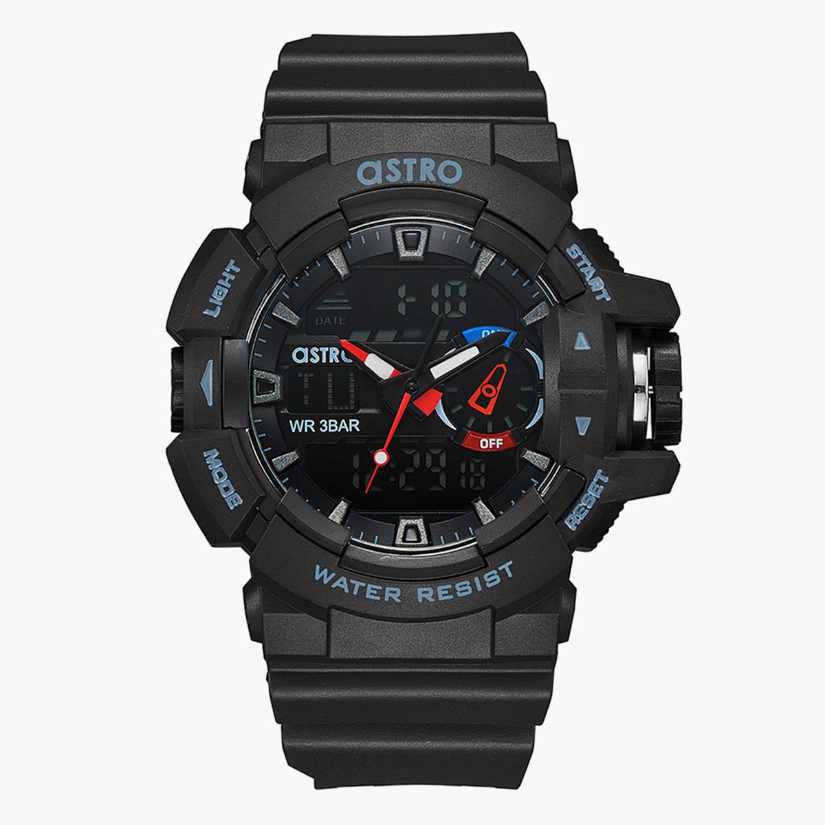Astro Men Black Dial Analog-Digital Watch - A22805-PPBBR-men-watchesandjewellery-watches-image-1