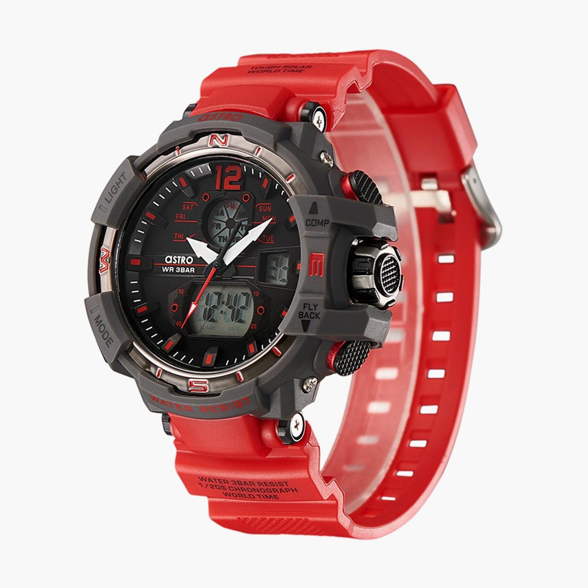 ساعة انالوج-الرقمية من استرو بمينا اسود للرجال - A22804-PPRB-men-watchesandjewellery-watches-image-2