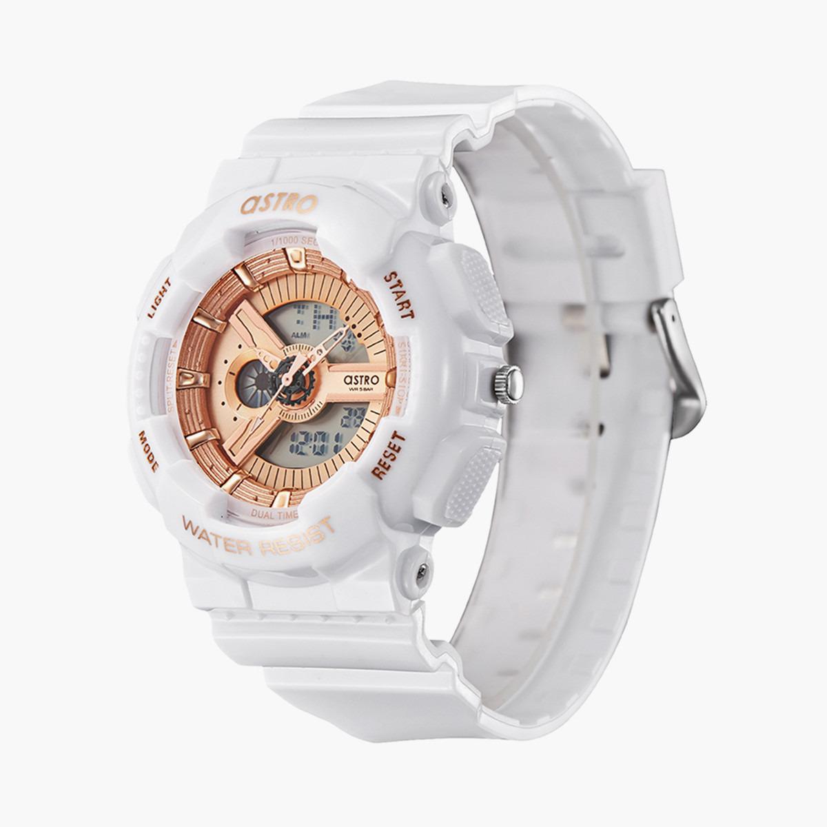 ساعة انالوج-الرقمية من استرو بمينا ذهبي وردي للنساء - A22707-PPWK-women-watchesandjewellery-watches-image-2