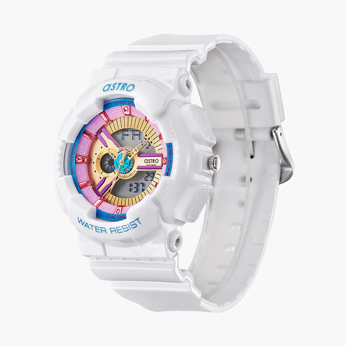 ساعة انالوج-الرقمية من استرو مع مينا بمتعدد الالوان للنساء - A22707-PPWGP-women-watchesandjewellery-watches-image-2