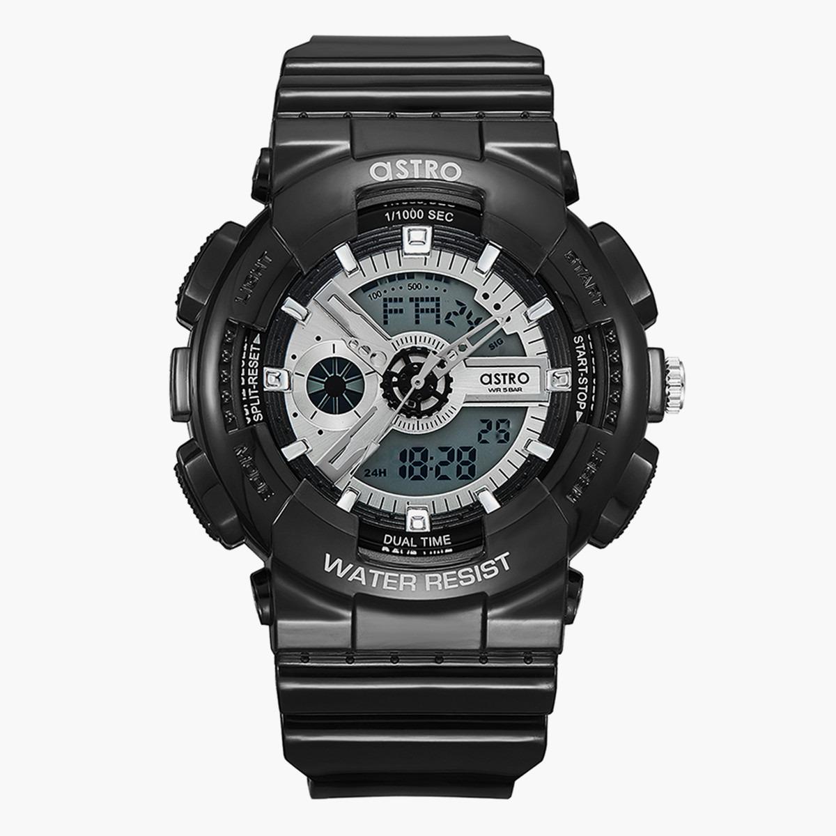 ساعة انالوج-الرقمية من استرو بمينا فضي للرجال - A22207-PPBX-men-watchesandjewellery-watches-image-1