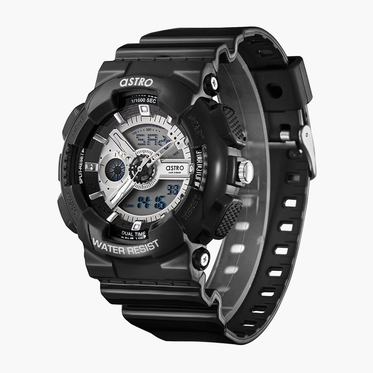 ساعة انالوج-الرقمية من استرو بمينا فضي للرجال - A22207-PPBX-men-watchesandjewellery-watches-image-2