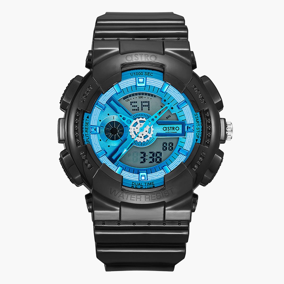 ساعة انالوج-الرقمية من استرو بمينا ازرق للرجال - A22207-PPBL-men-watchesandjewellery-watches-image-1