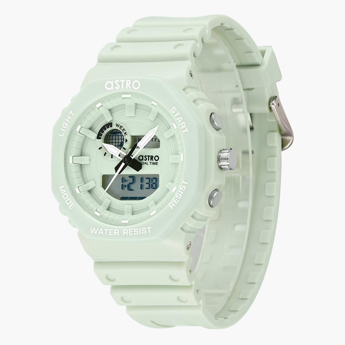 ساعة انالوج-الرقمية من استرو بمينا اخضر للاطفال - A22806-PPHH-boys-accessories-watches-image-2