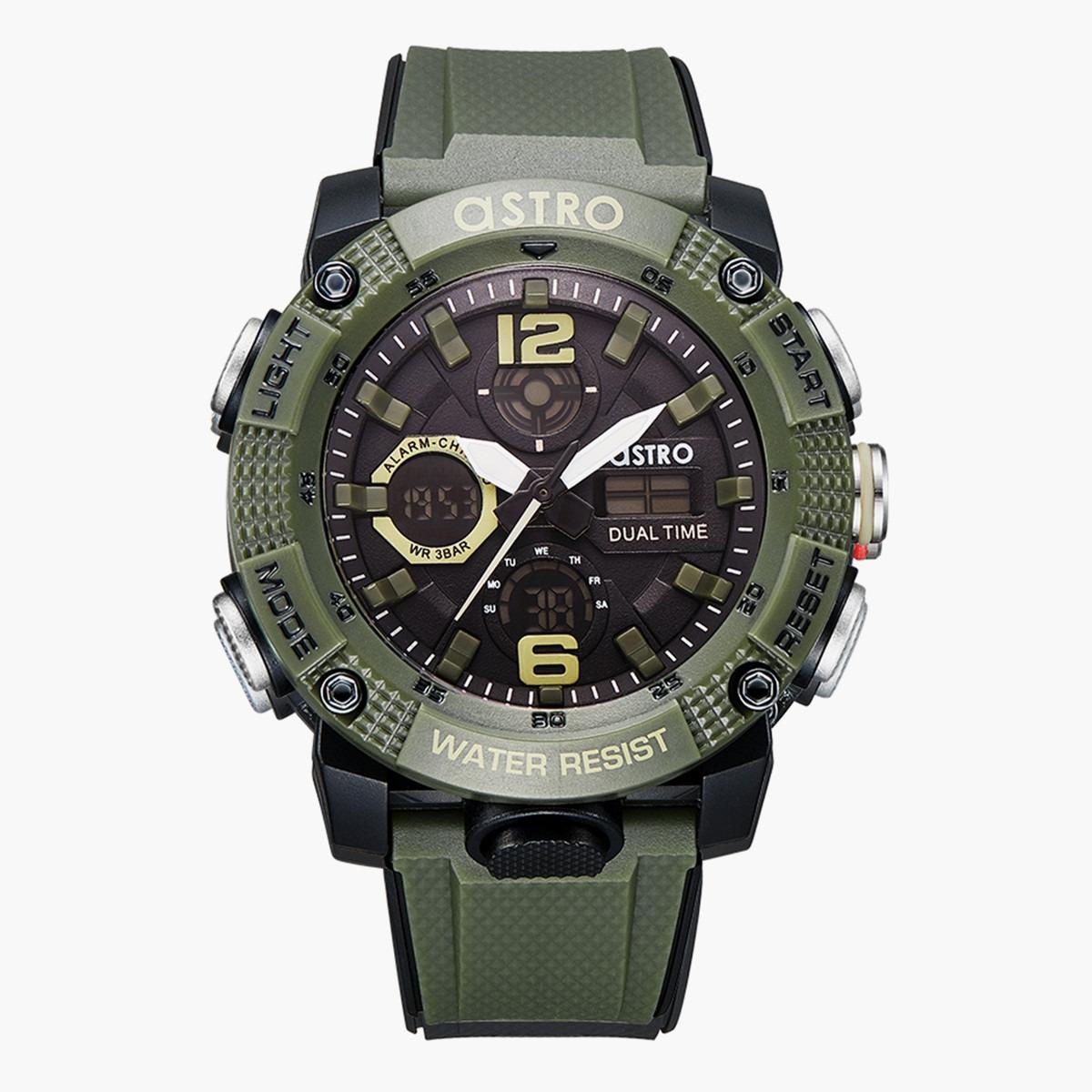 ساعة انالوج-الرقمية من استرو بمينا اسود للرجال - A22810-PPHB-men-watchesandjewellery-watches-image-1
