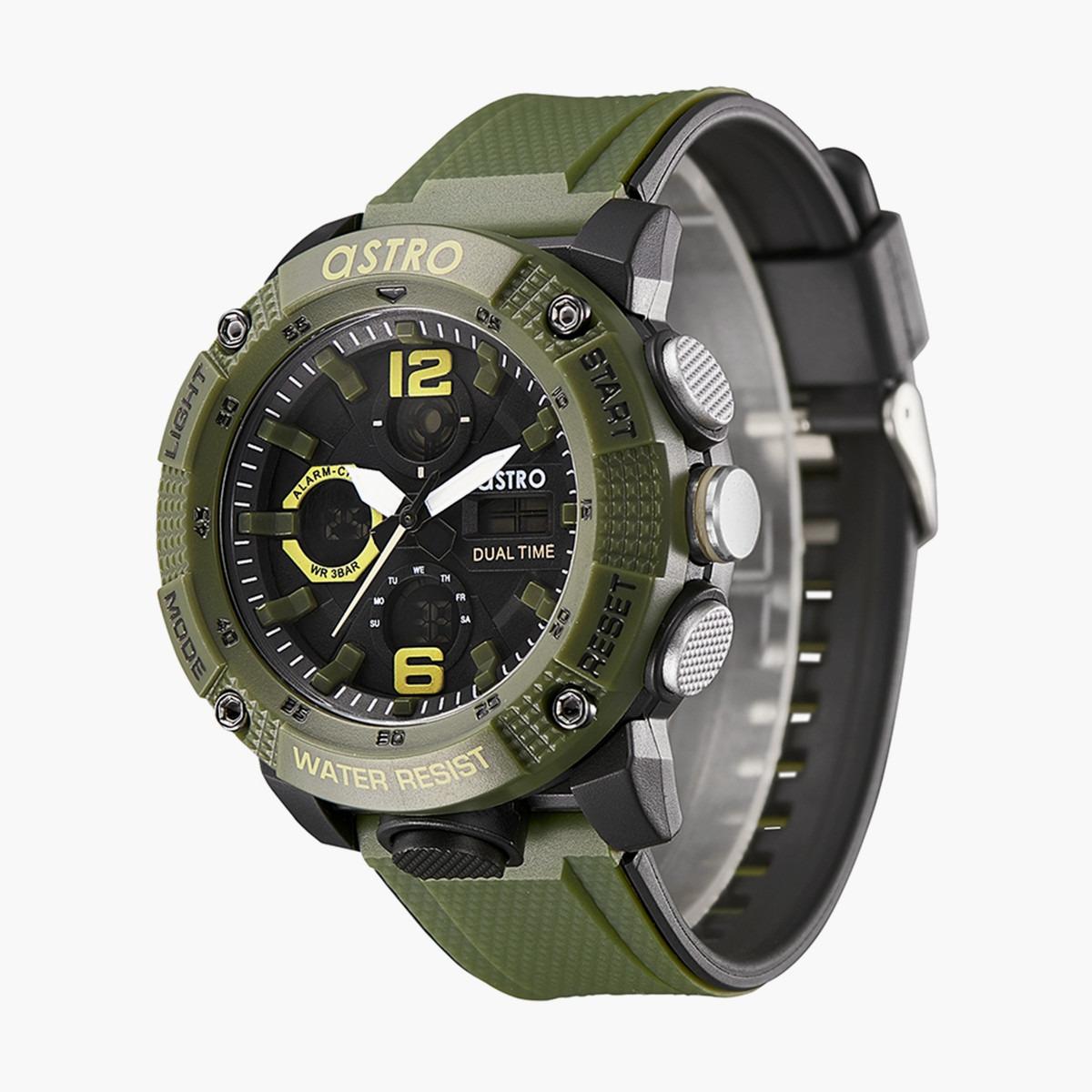 ساعة انالوج-الرقمية من استرو بمينا اسود للرجال - A22810-PPHB-men-watchesandjewellery-watches-image-2