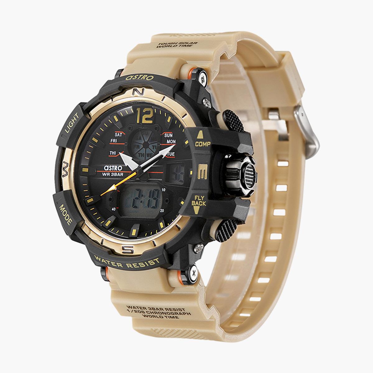 ساعة انالوج-الرقمية من استرو بمينا اسود للرجال - A22804-PPCB-men-watchesandjewellery-watches-image-2