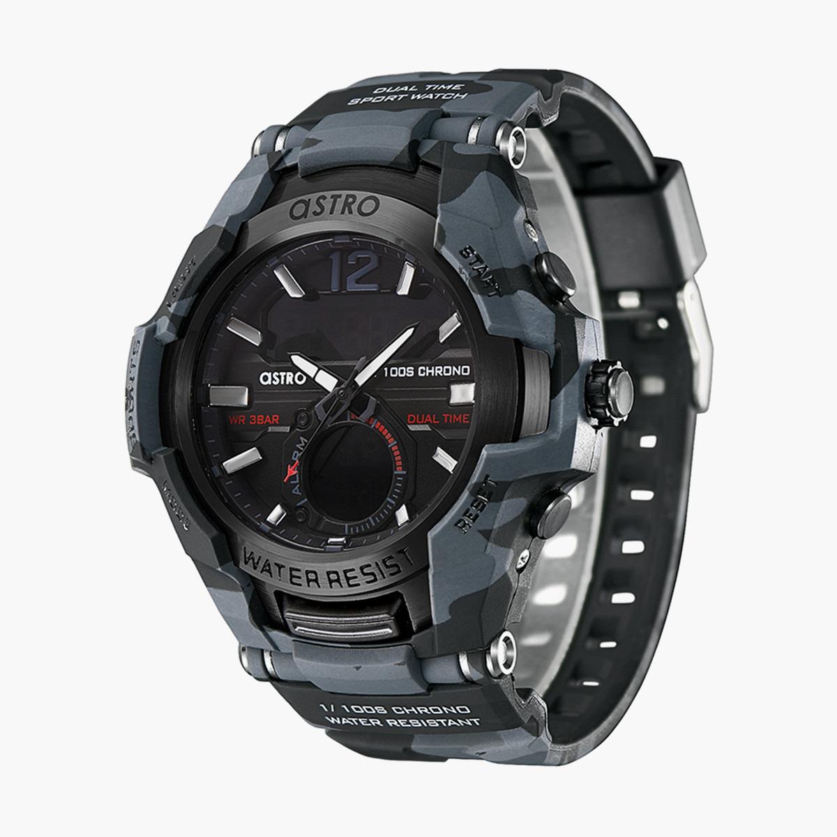 ساعة انالوج-الرقمية من استرو بمينا اسود للرجال - A22801-PPXB-men-watchesandjewellery-watches-image-2