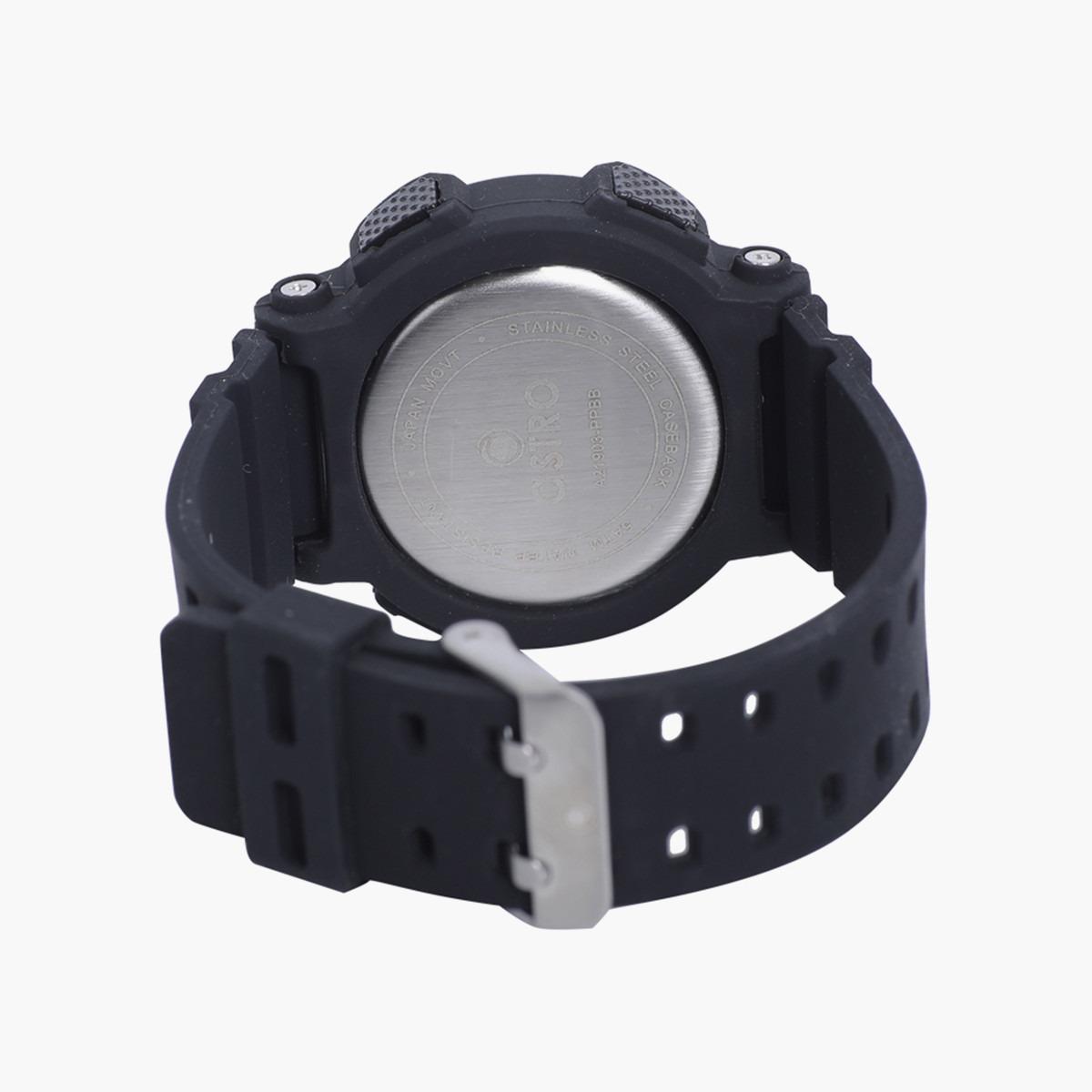ساعة رقمية من استرو بمينا رمادي للرجال - A21903-PPBB-men-watchesandjewellery-watches-image-3