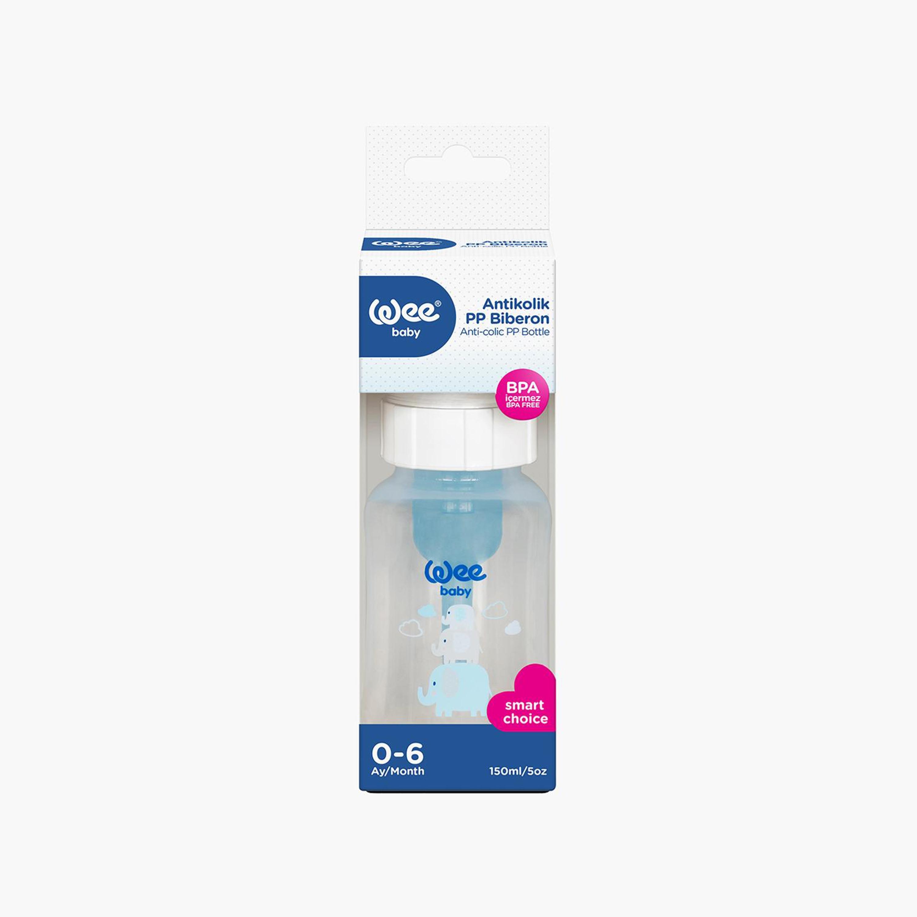 Wee Baby Anti-Colic Feeding Bottle - 150 ml-baby-feeding-feedingbottles-bottlesandteats-image-2