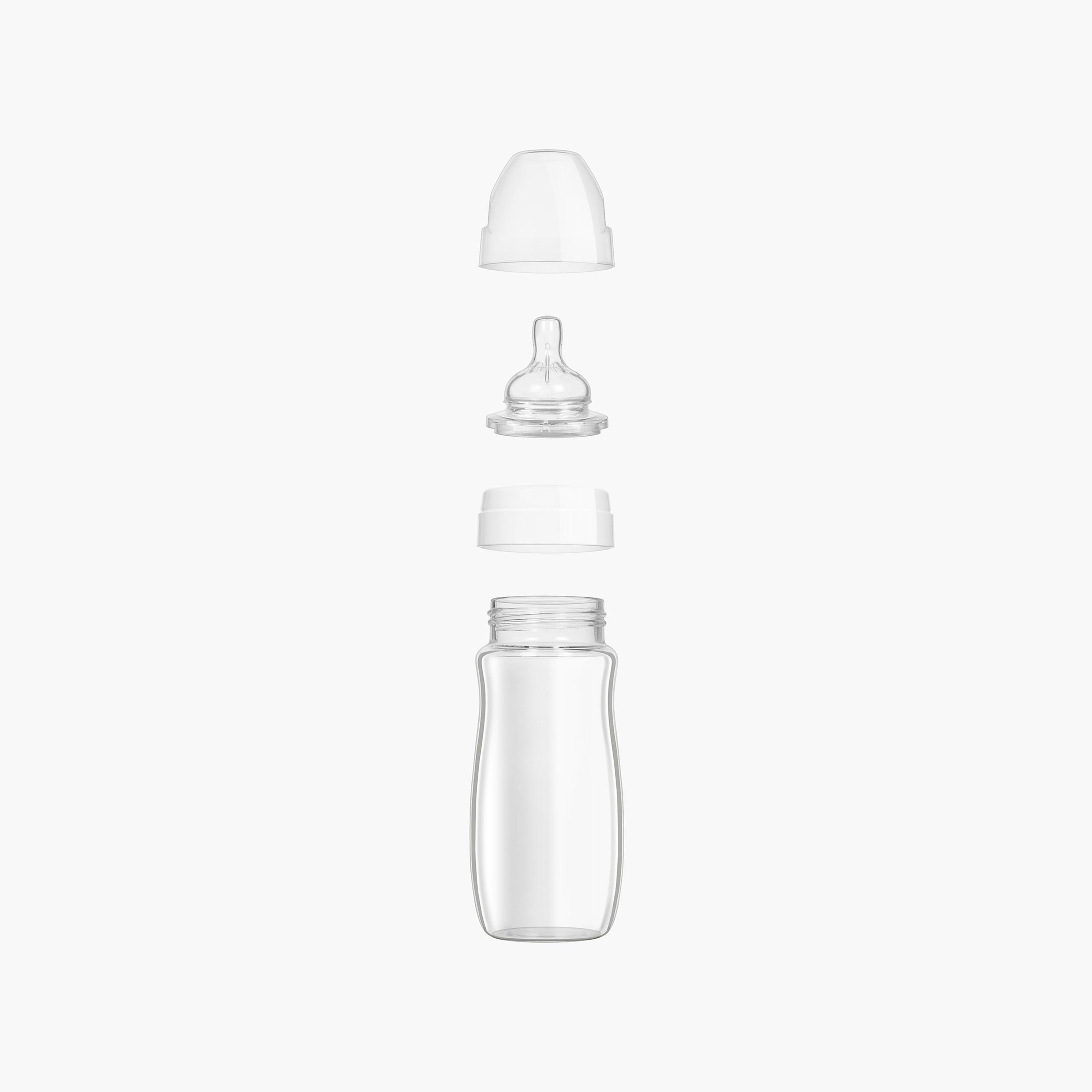 Wee Baby Assorted Wide Neck Glass Feeding Bottle - 120 ml-baby-feeding-feedingbottles-bottlesandteats-image-4