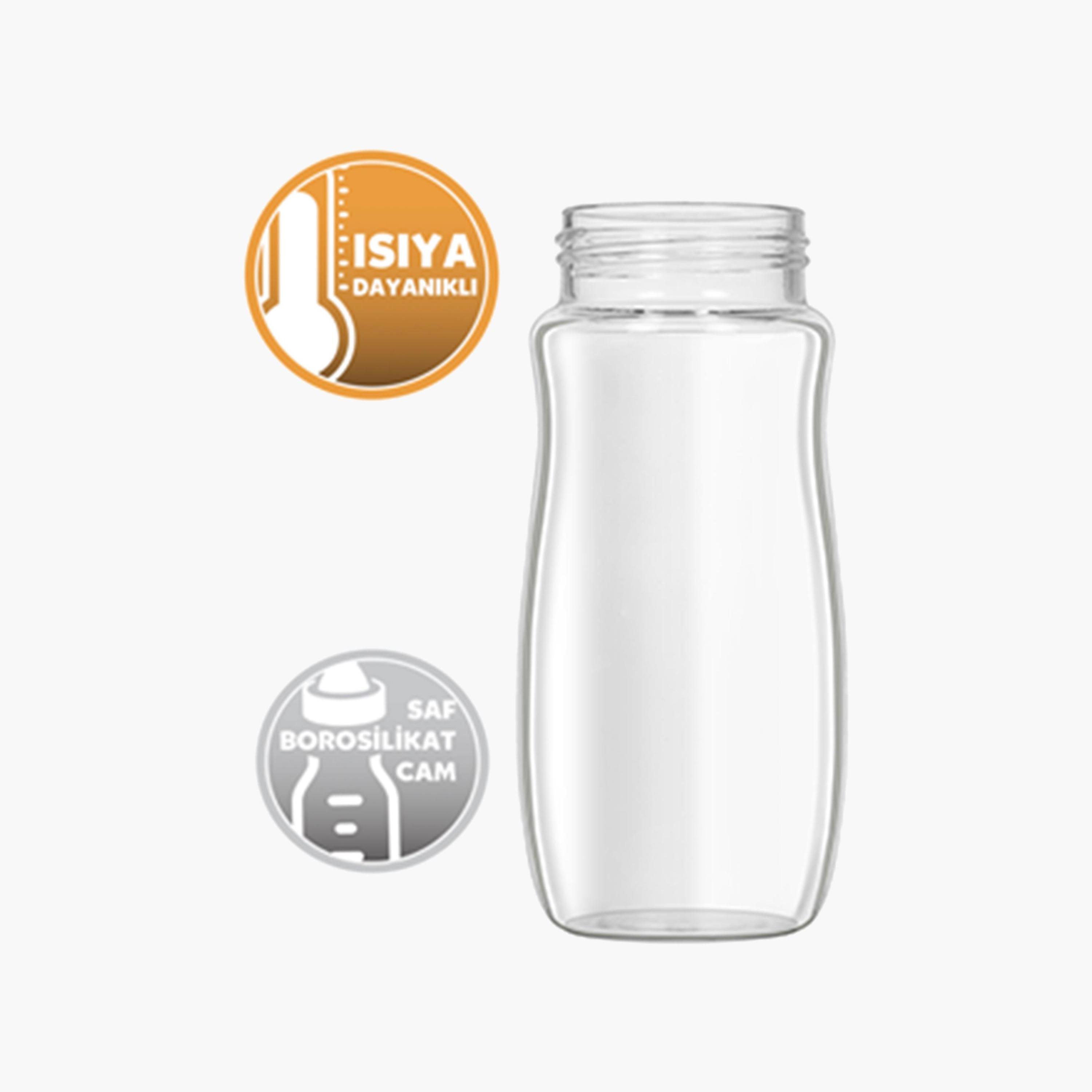 Wee Baby Assorted Heat Resistant Wide Neck Glass Feeding Bottle - 280 ml-baby-feeding-feedingbottles-bottlesandteats-image-4