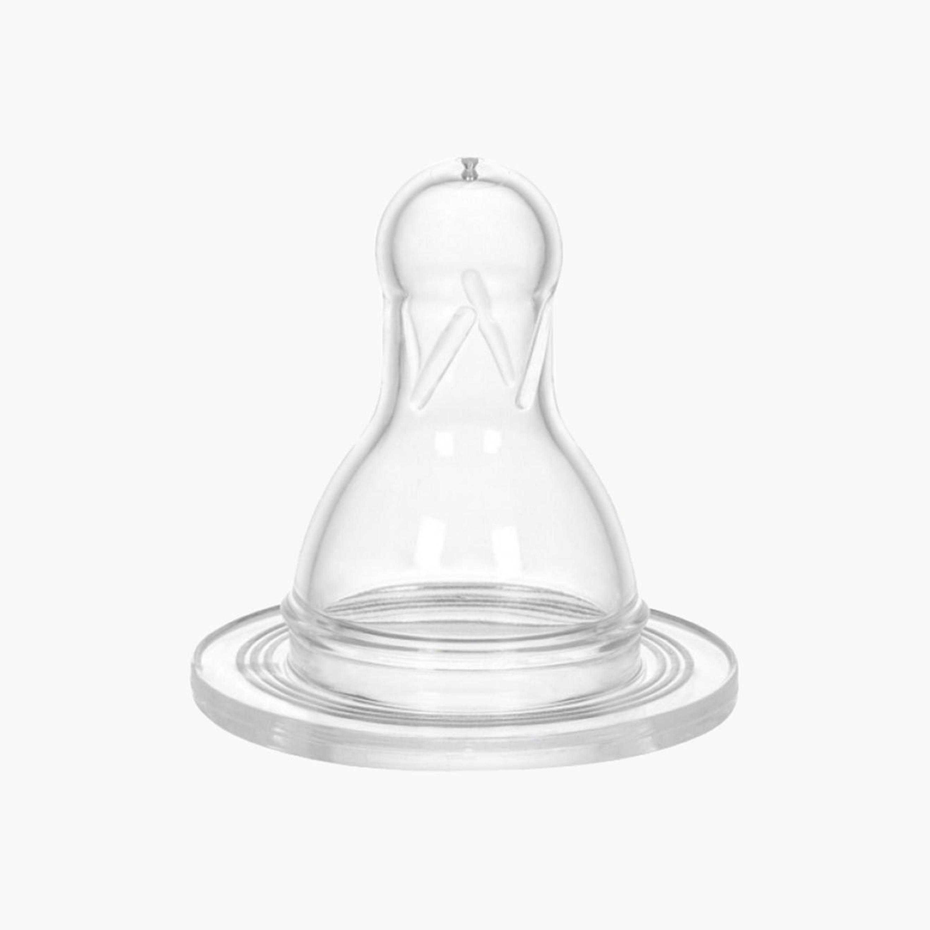 Wee Baby Slow Flow Anti-Colic Silicone Teat - Set of 2-baby-feeding-feedingbottles-bottlesandteats-image-2