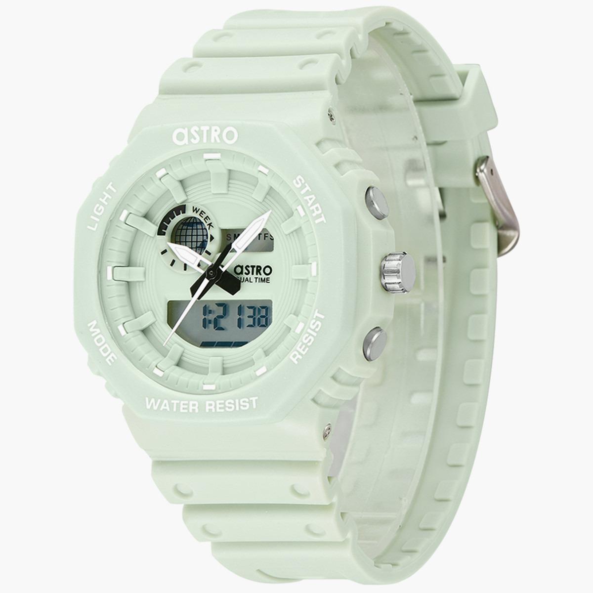ساعة انالوج الرقمية من استرو للاطفال بسوار بي يو مع لون اخضر - A22806-PPHH-boys-accessories-watches-image-2
