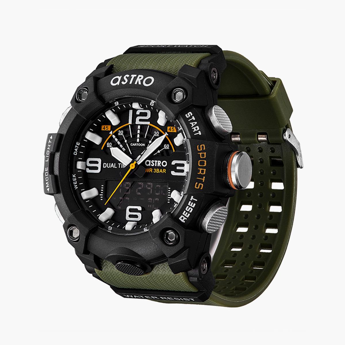 Astro Men Green Polyurethane Strap Analog-Digital Watch - A21809-PPHB-men-watchesandjewellery-watches-image-2