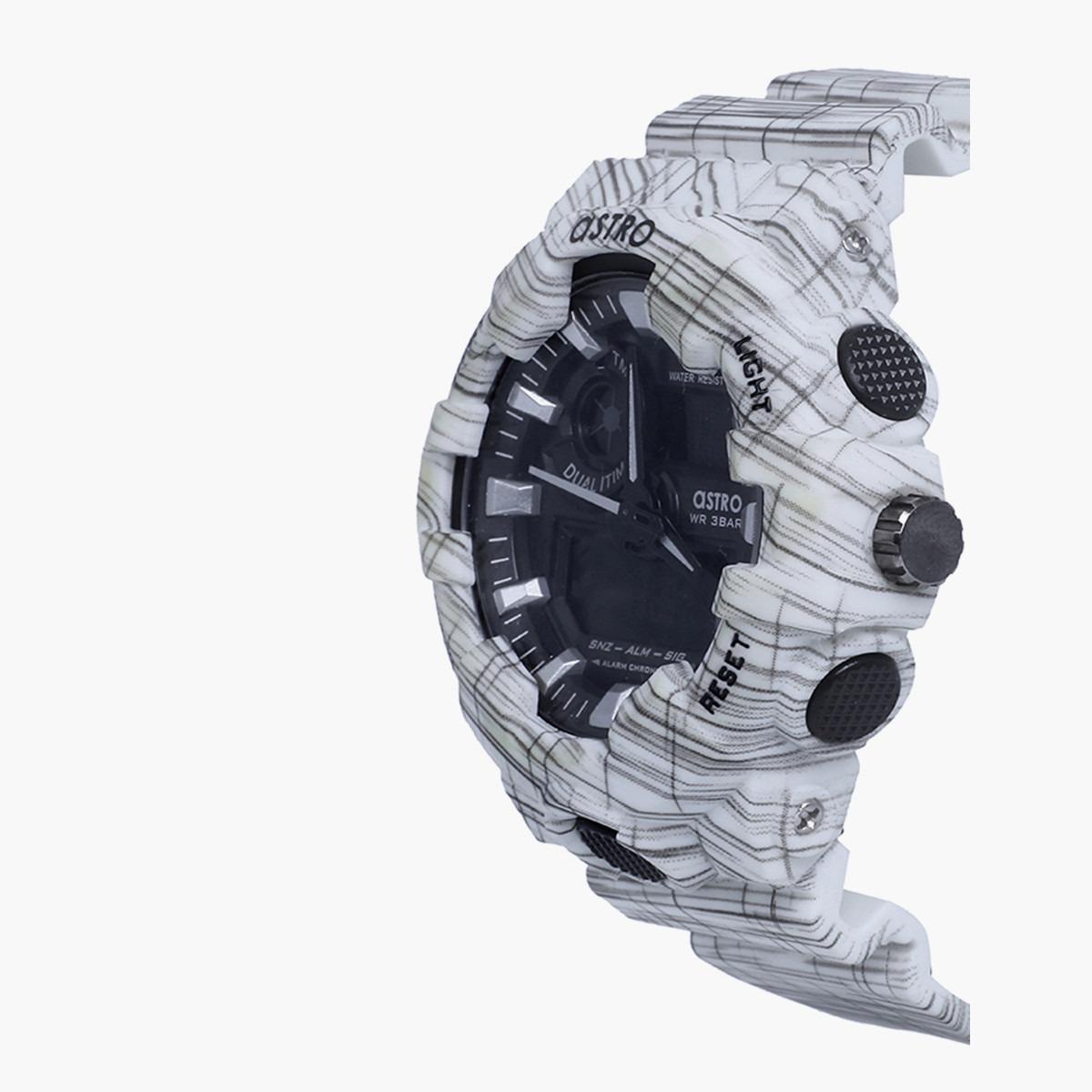 ساعة انالوج الرقمية من استرو للاطفال بسوار بلاستيك مع لون ابیض - A20806-PPWB-boys-accessories-watches-image-2