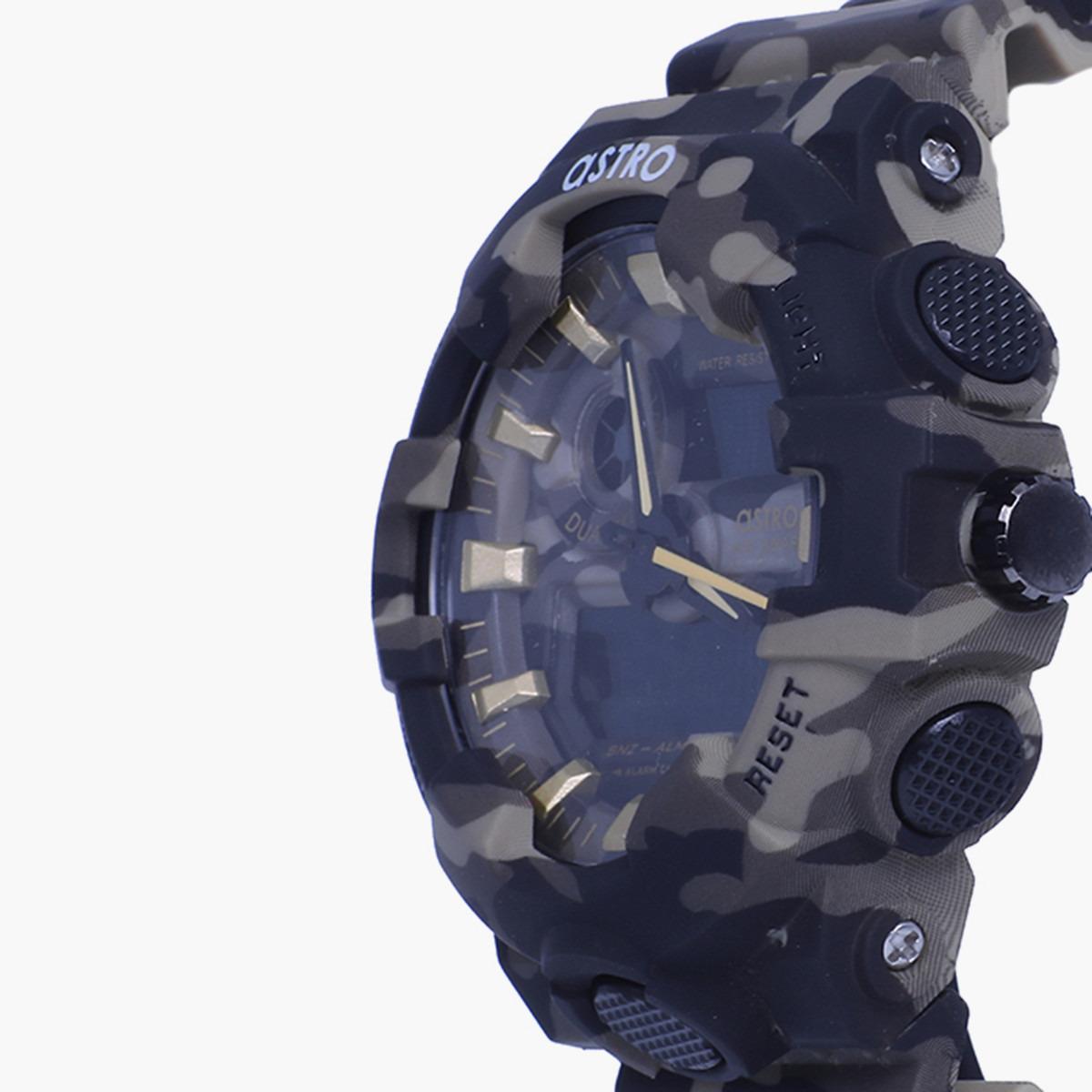ساعة انالوج الرقمية المموهة من استرو للاطفال بسوار بلاستيك مع لون كاكي - A20806-PPEE-boys-accessories-watches-image-2
