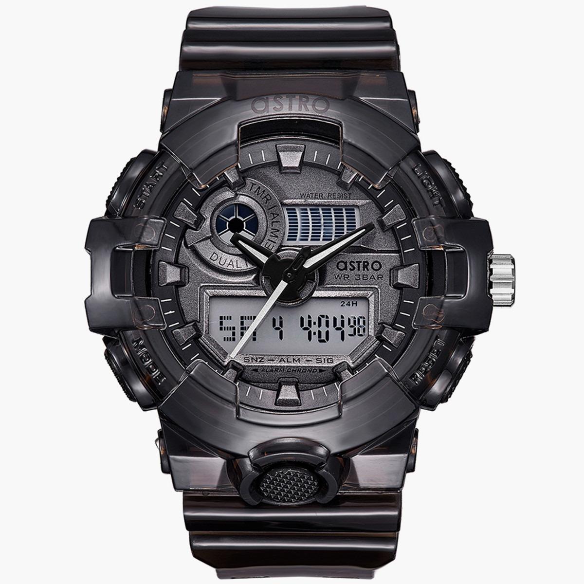 ساعة انالوج الرقمية من استرو للاطفال بسوار بولي يوريثين مع لون اسود - A20806-PPBB-boys-accessories-watches-image-1
