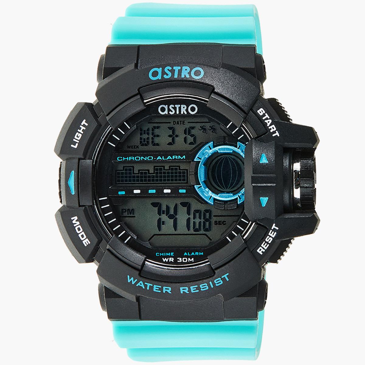 ساعة رقمية من استرو للاطفال بسوار بلاستيك مع لون ازرق - A9917-PPLB-boys-accessories-watches-image-1