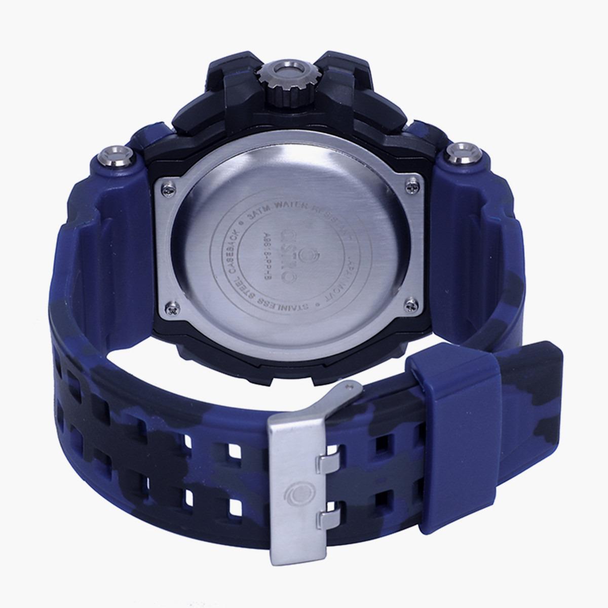 ساعة انالوج الرقمية من استرو للرجال بسوار بلاستيك مع لون كحلي - A9818-PPLB-men-watchesandjewellery-watches-image-3