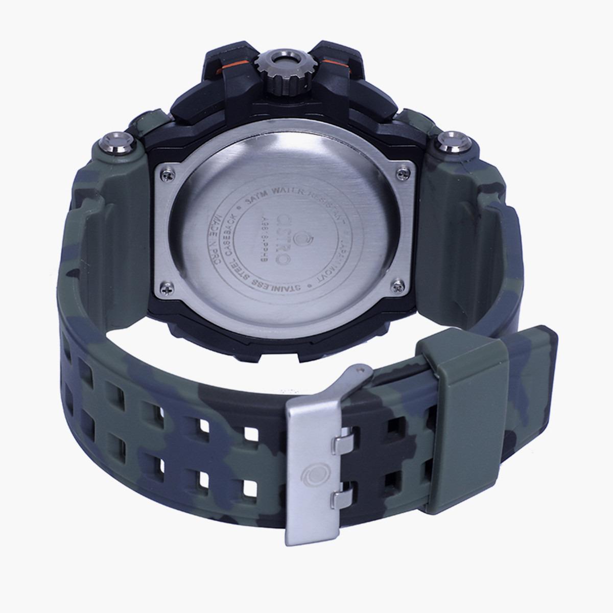 ساعة انالوج الرقمية المموه من استرو للرجال بسوار بلاستيك مع لون اخضر - A9818-PPHB-men-watchesandjewellery-watches-image-3