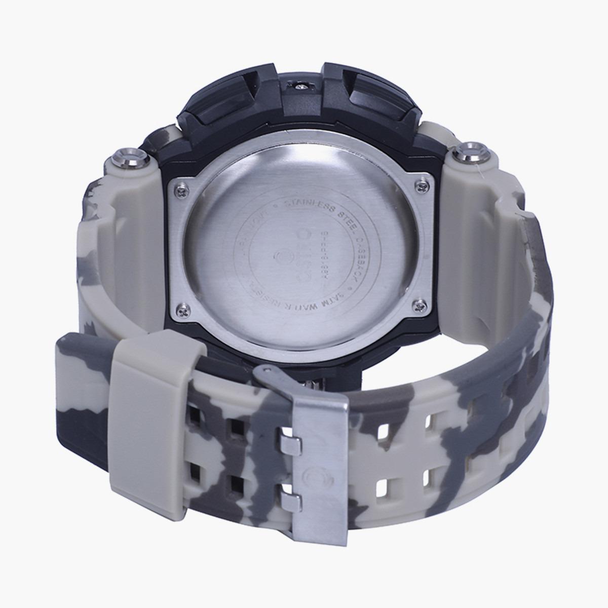 ساعة انالوج الرقمية المموهة من استرو للاطفال بسوار بلاستيك مع لون كاكي - A9818-PPCB-boys-accessories-watches-image-3