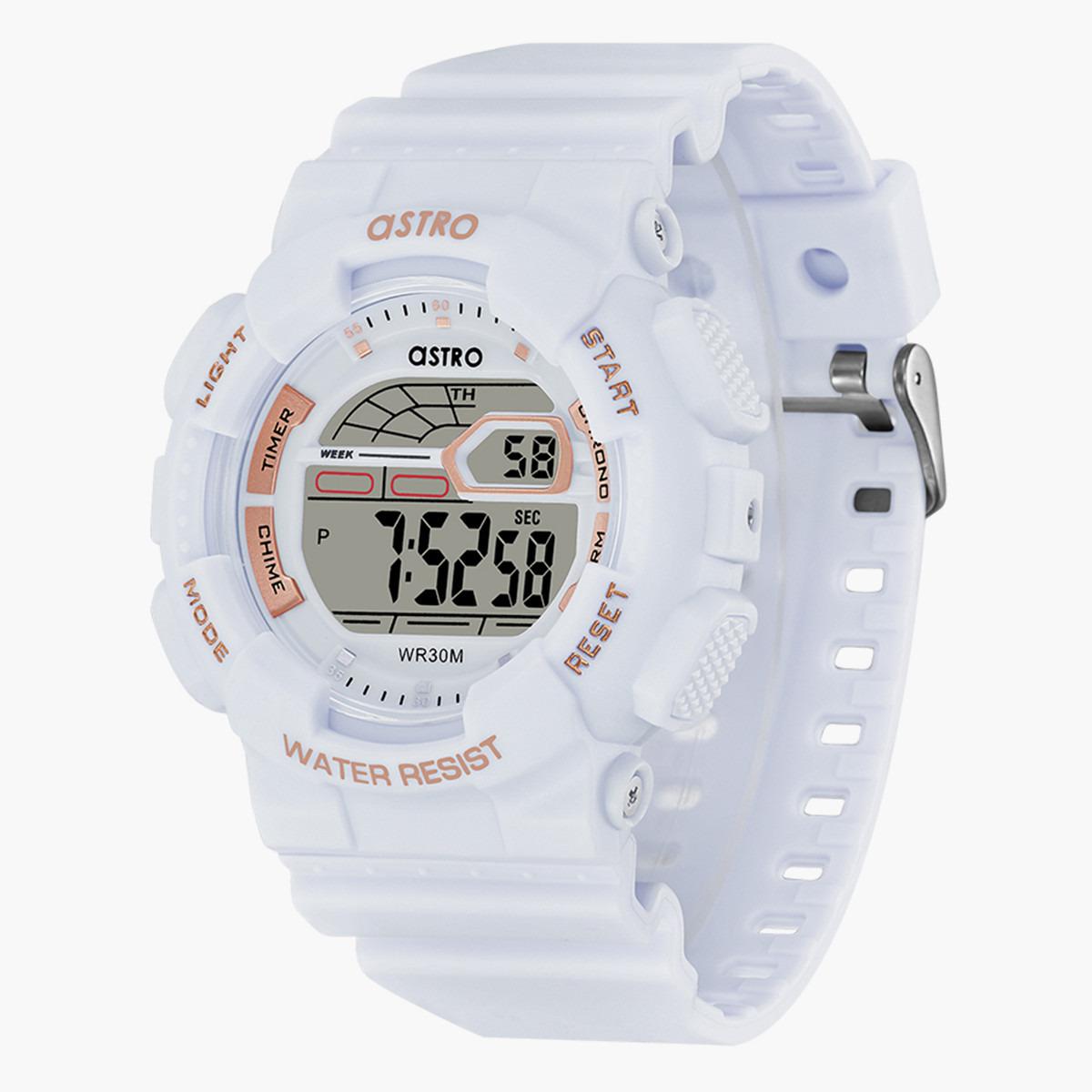 ساعة رقمية من استرو للاطفال بسوار بولي يوريثين مع لون ابيض - A22911-PPWW-boys-accessories-watches-image-3